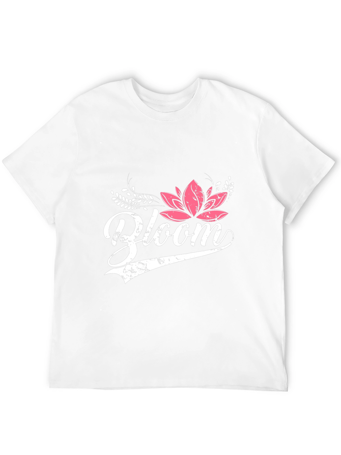 Bloom Graphic Tee - Black Cotton Shirt