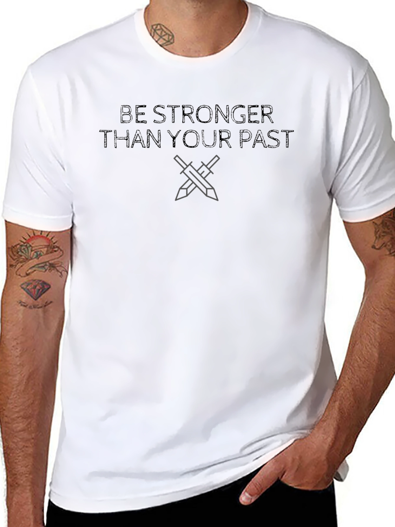 Be Stronger Motivational Graphic T-Shirt