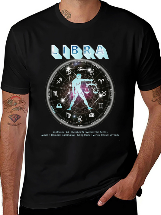 Libra Zodiac T-Shirt - September 23 to October 22
