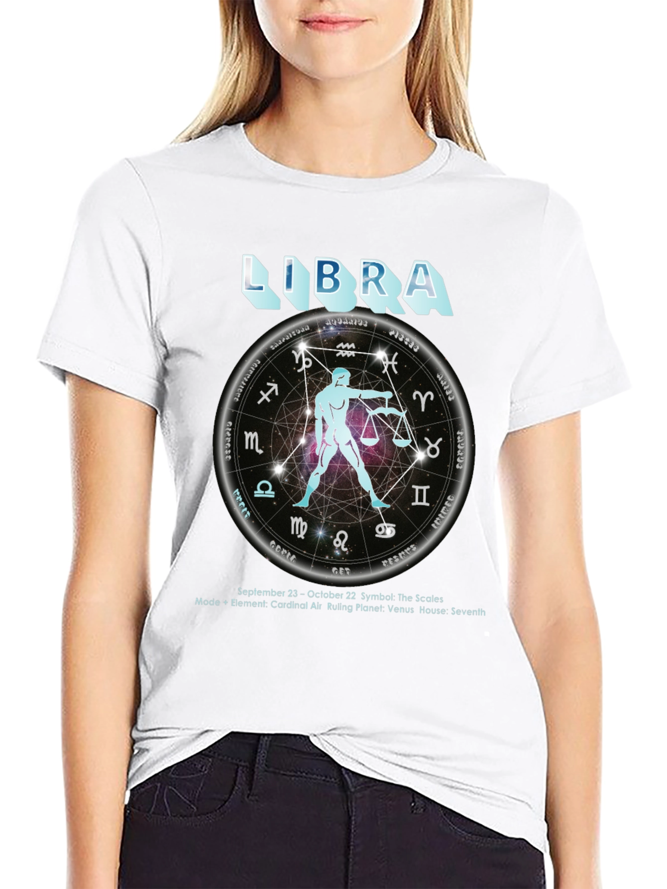 Libra Zodiac T-Shirt - September 23 to October 22