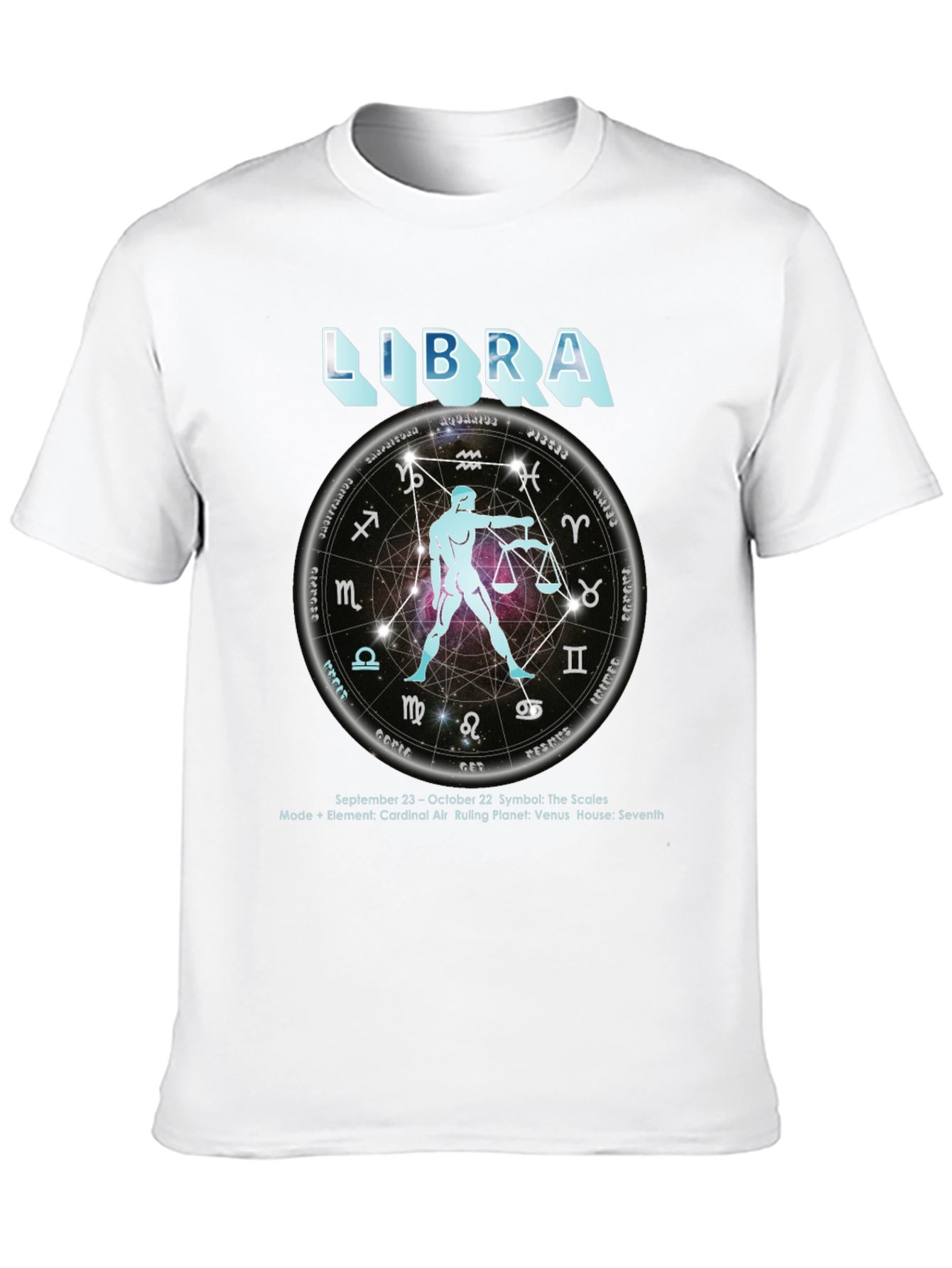 Libra Zodiac T-Shirt - September 23 to October 22