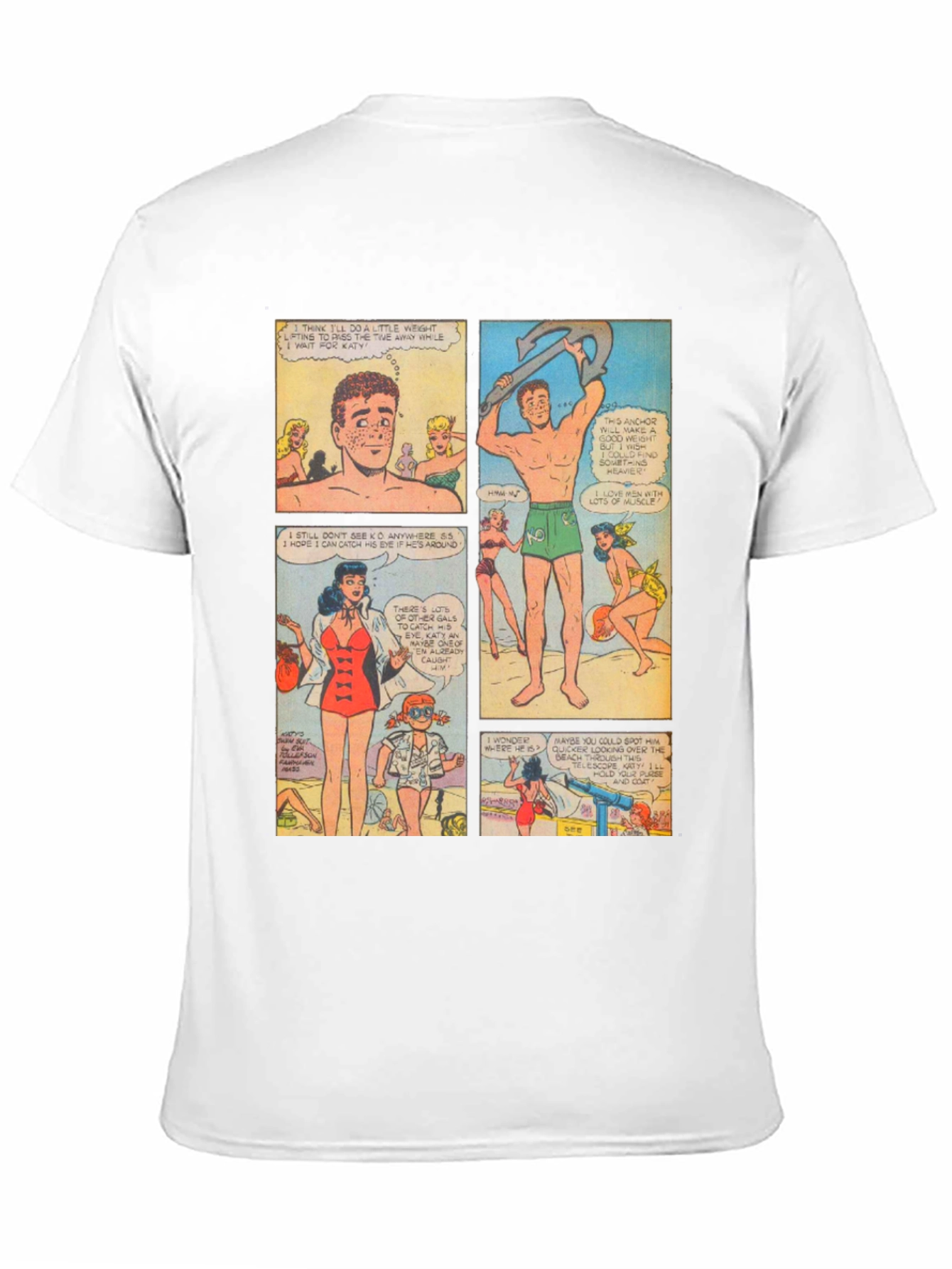 Retro Comic Strip Graphic T-Shirt