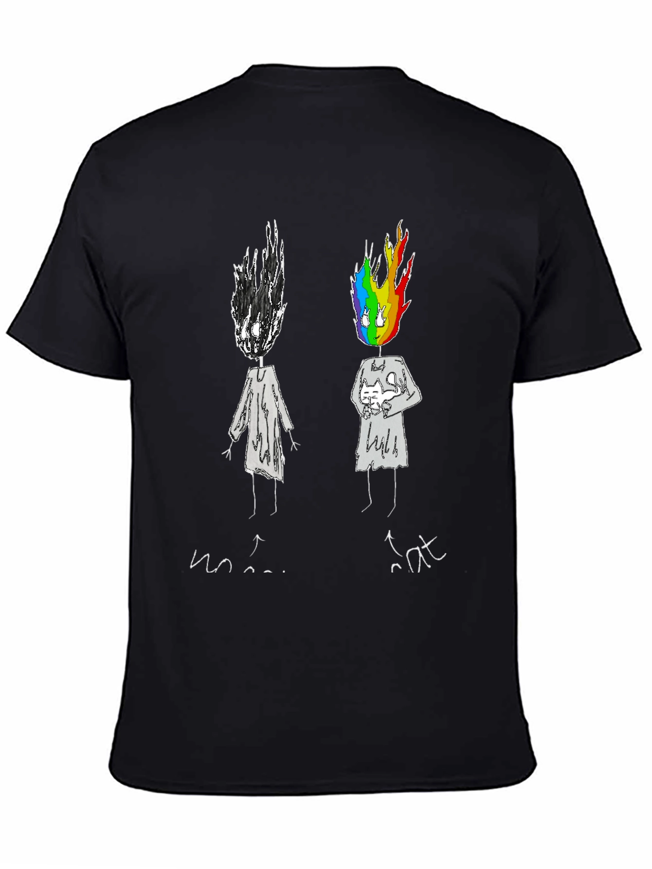 Emotional Rainbow Head Graphic Tee