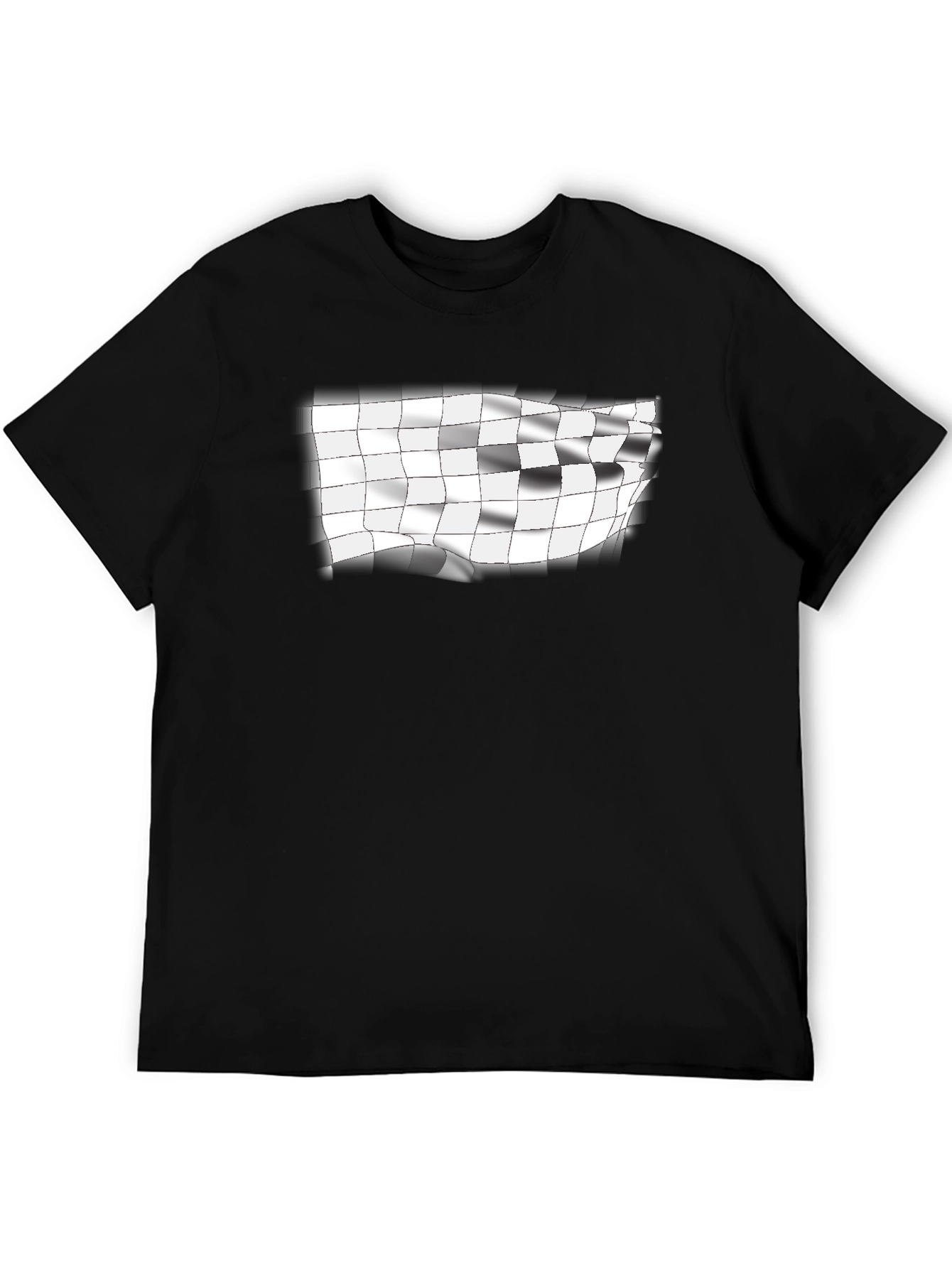 Checkered Flag Graphic Tee - Racing Fan T-Shirt