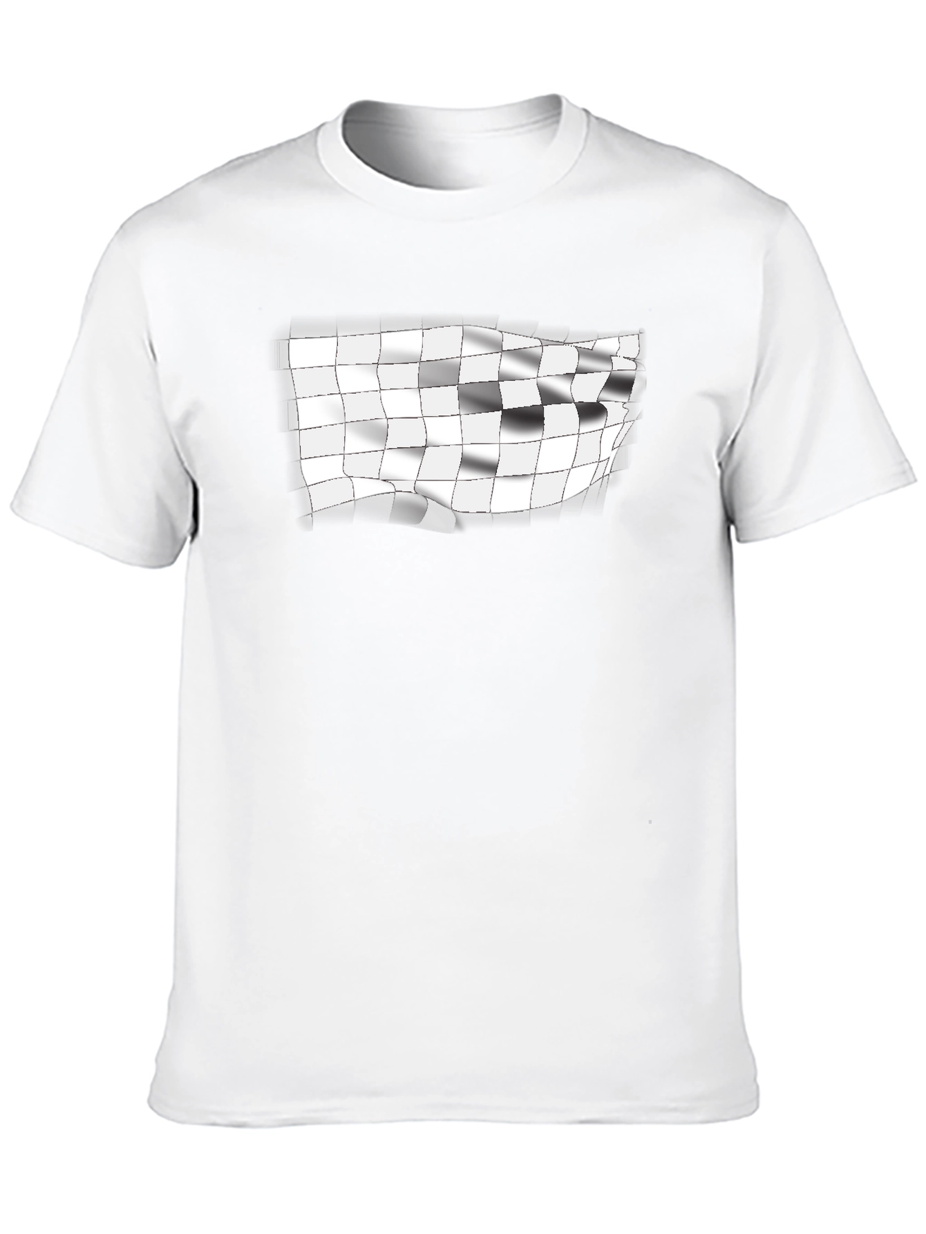 Checkered Flag Graphic Tee - Racing Fan T-Shirt