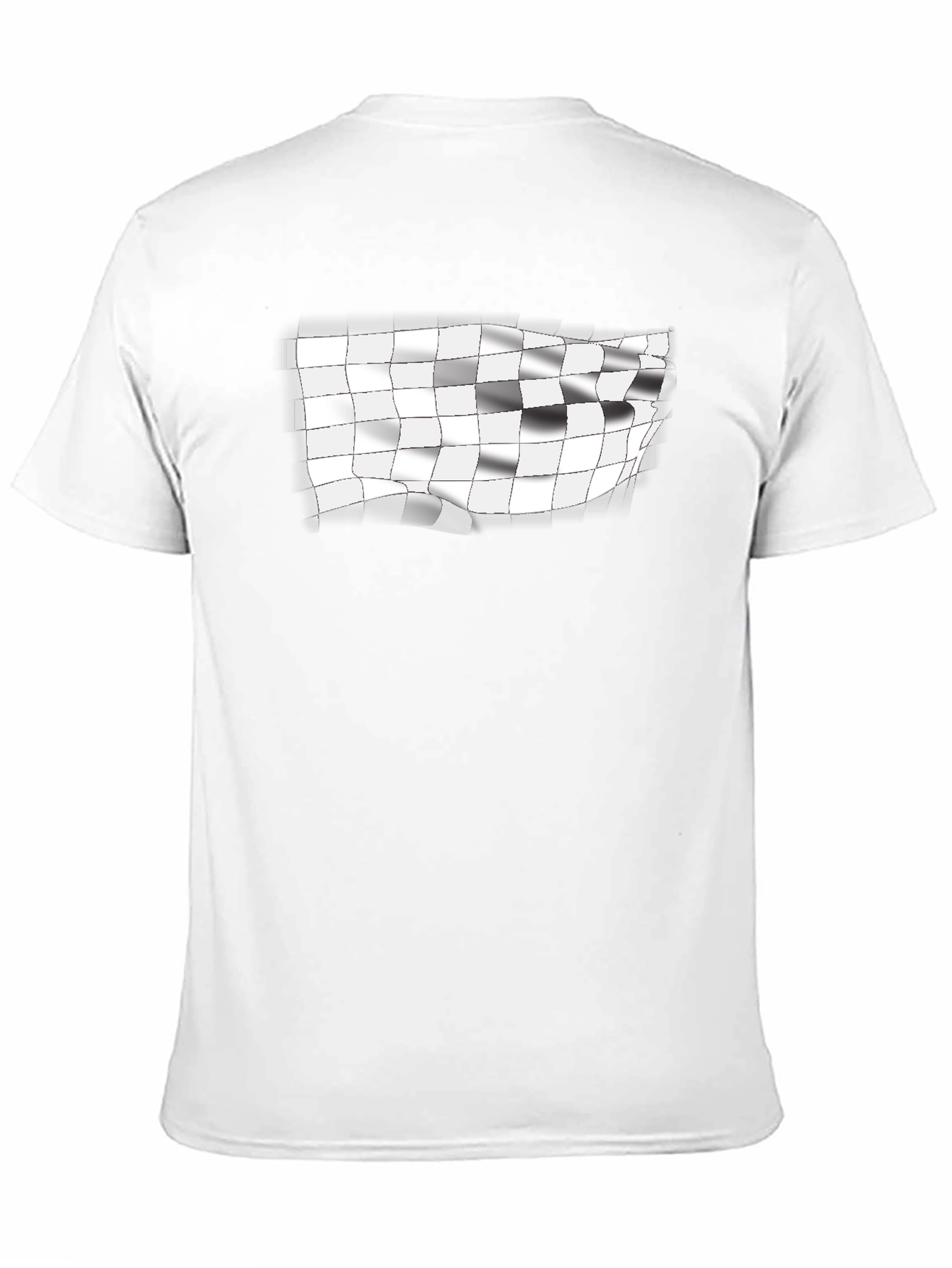 Checkered Flag Graphic Tee - Racing Fan T-Shirt