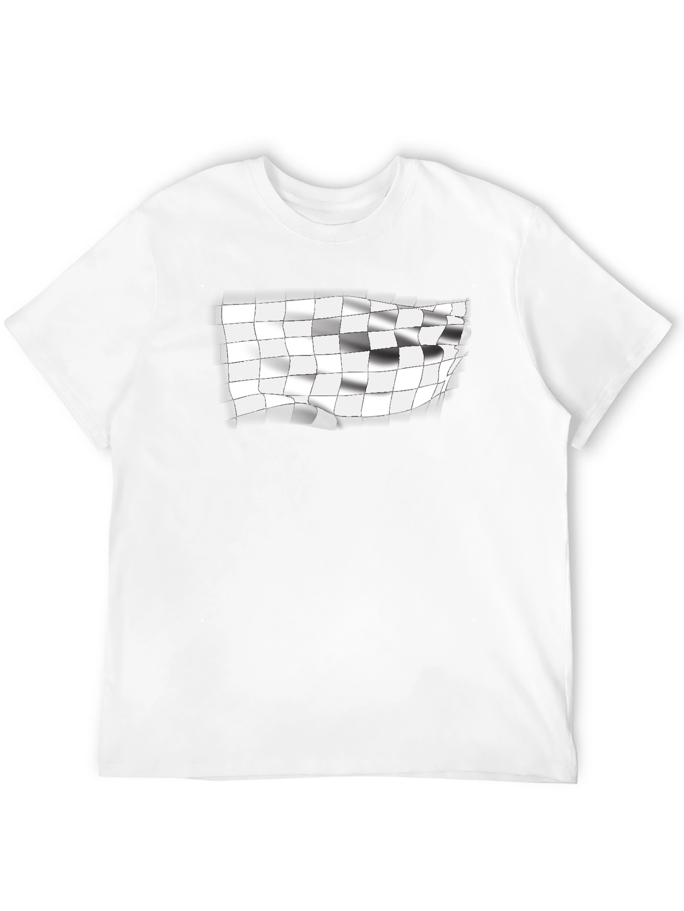 Checkered Flag Graphic Tee - Racing Fan T-Shirt