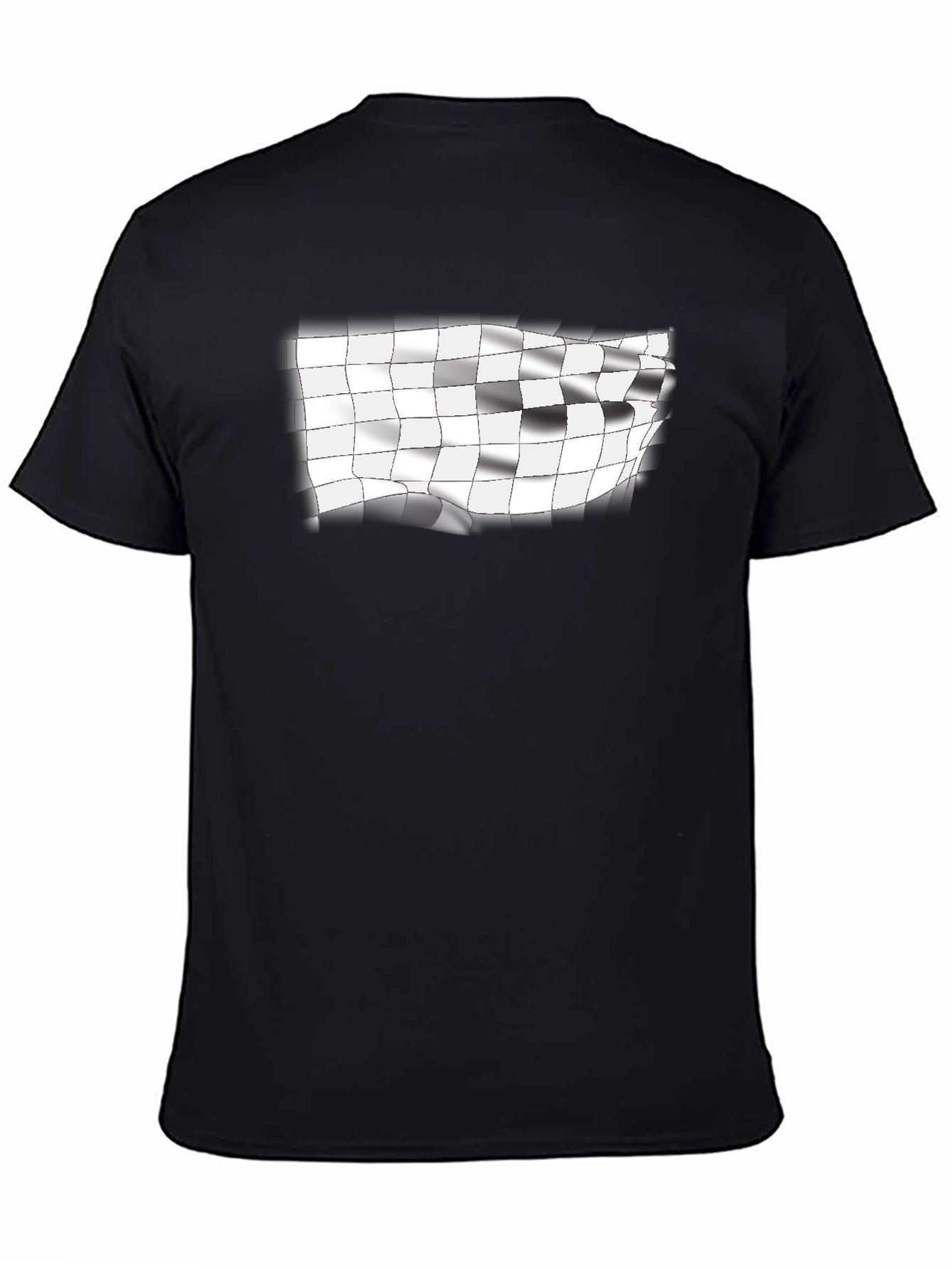 Checkered Flag Graphic Tee - Racing Fan T-Shirt