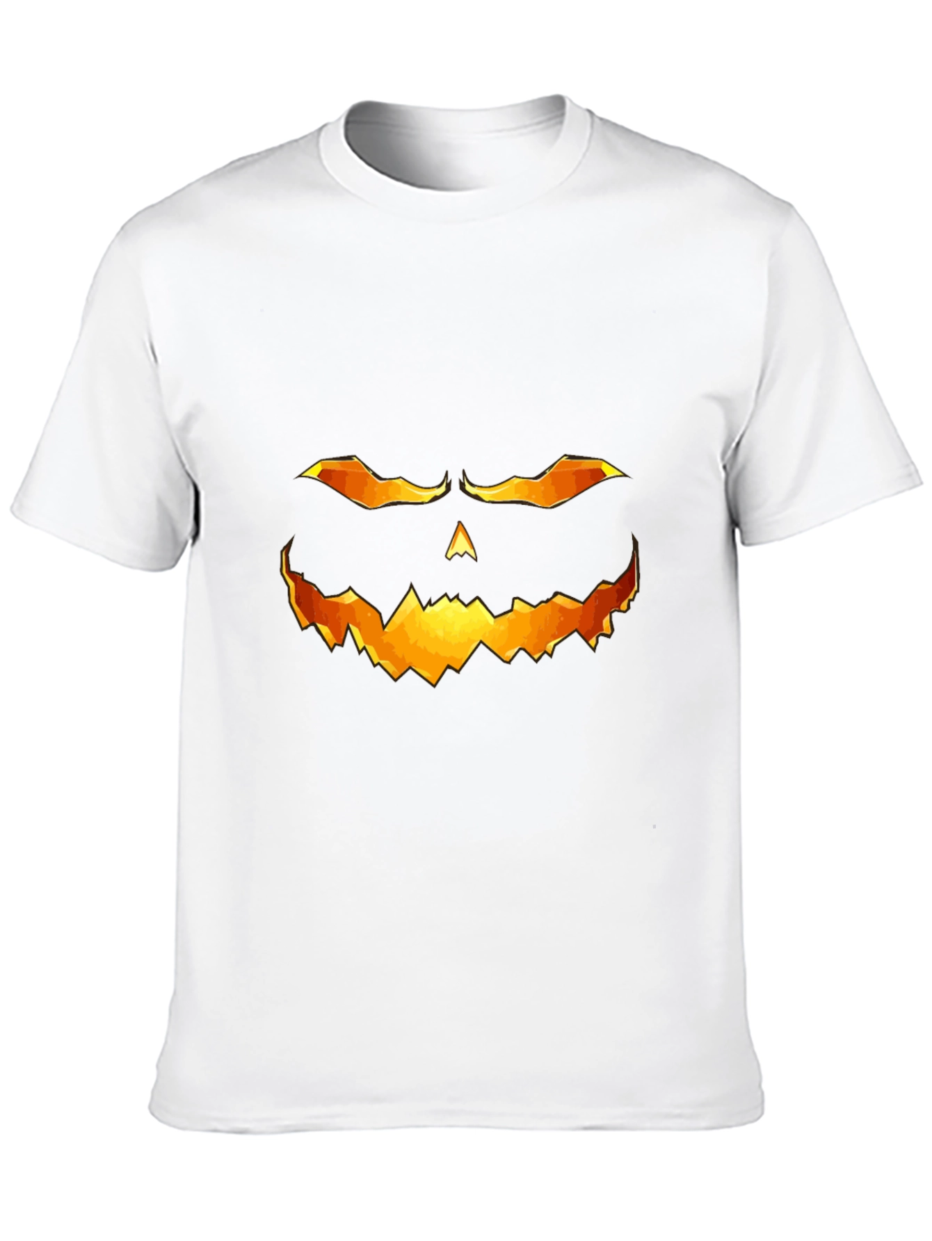 Halloween Pumpkin Face Graphic T-Shirt