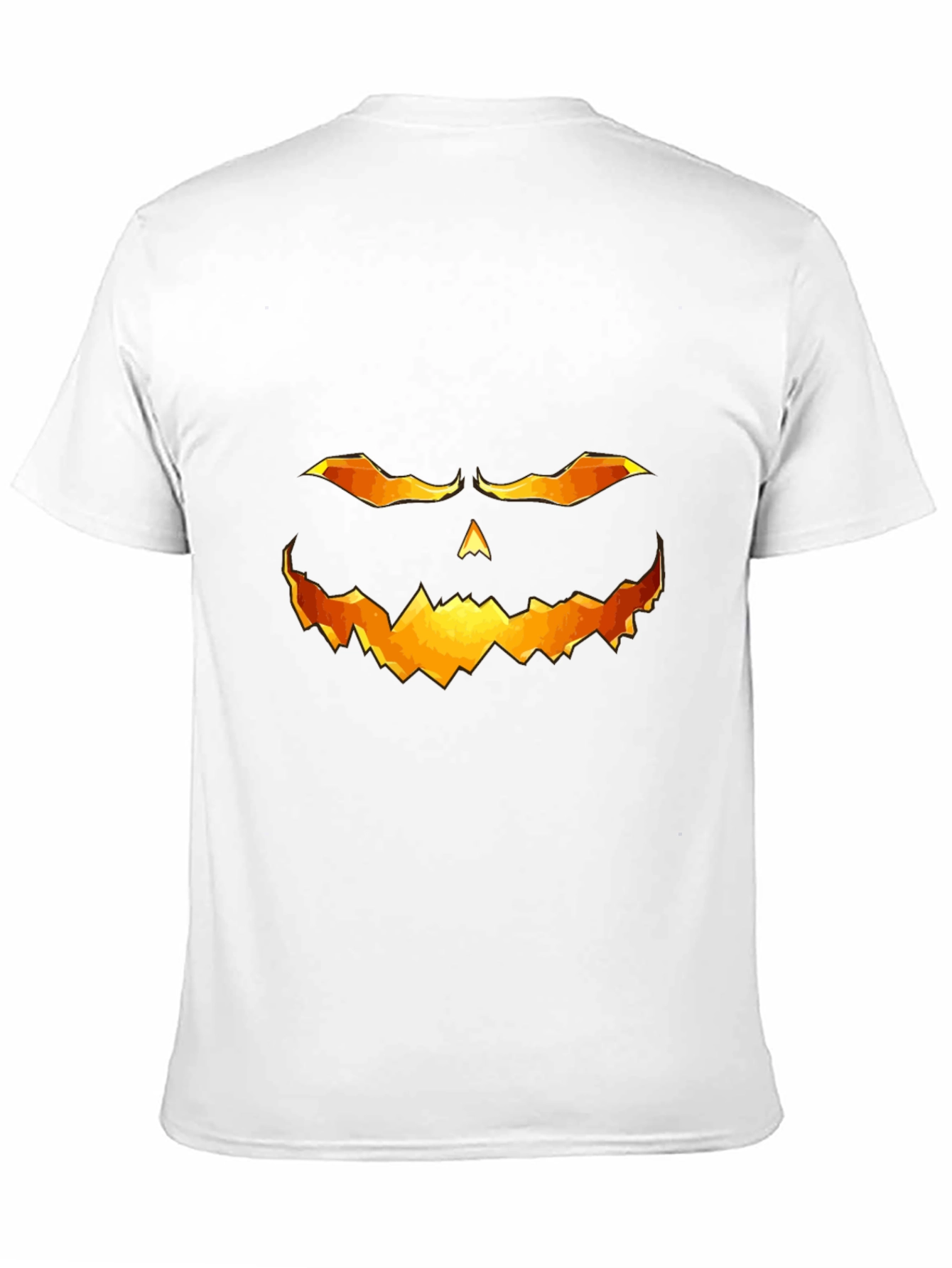 Halloween Pumpkin Face Graphic T-Shirt