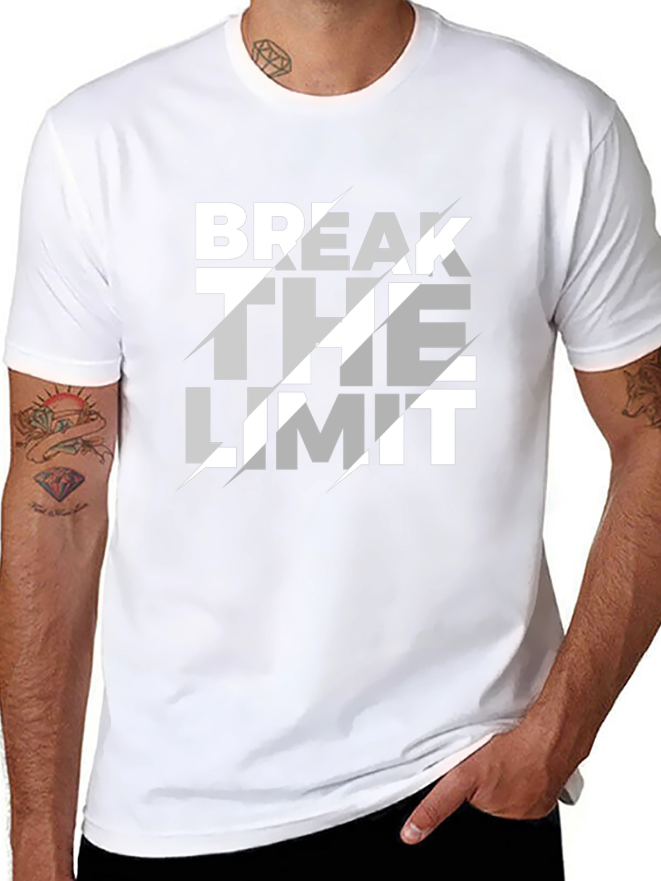 Break the Limit Graphic Tee - Black