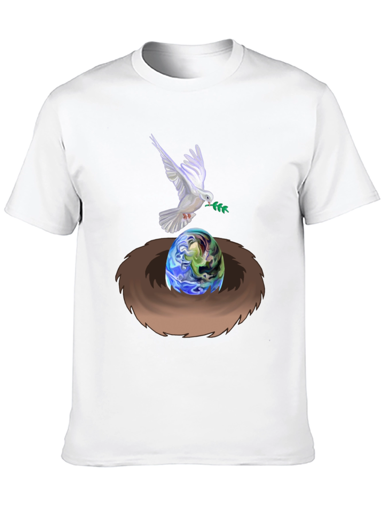 Dove Peace Nest Earth Graphic Tee