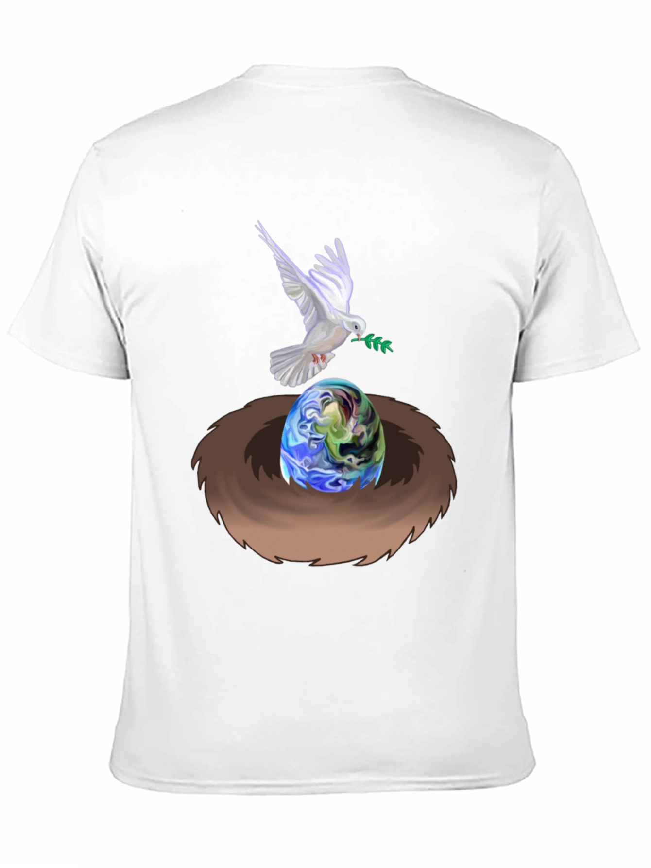 Dove Peace Nest Earth Graphic Tee
