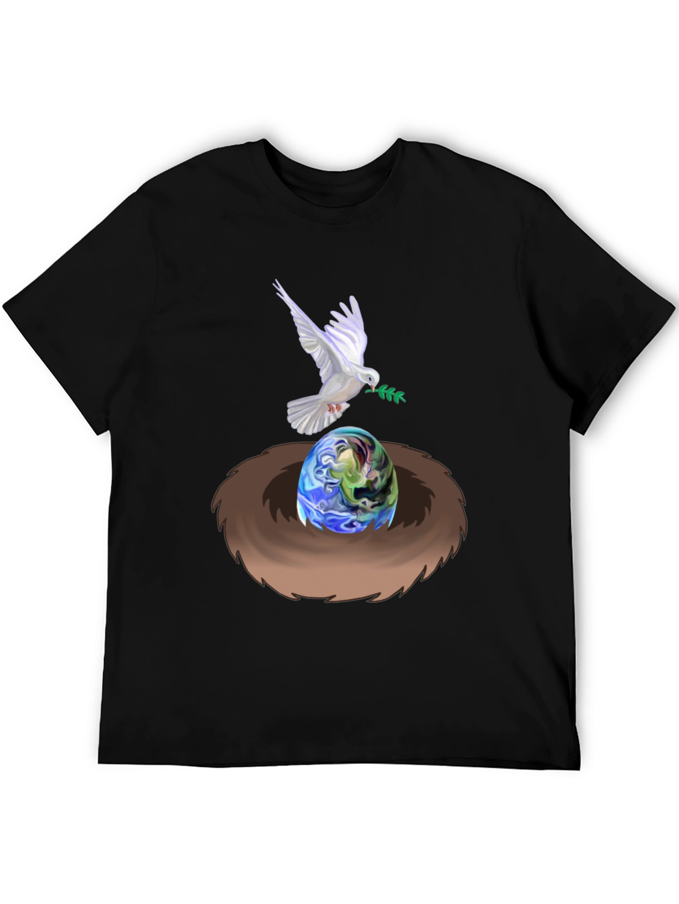 Dove Peace Nest Earth Graphic Tee