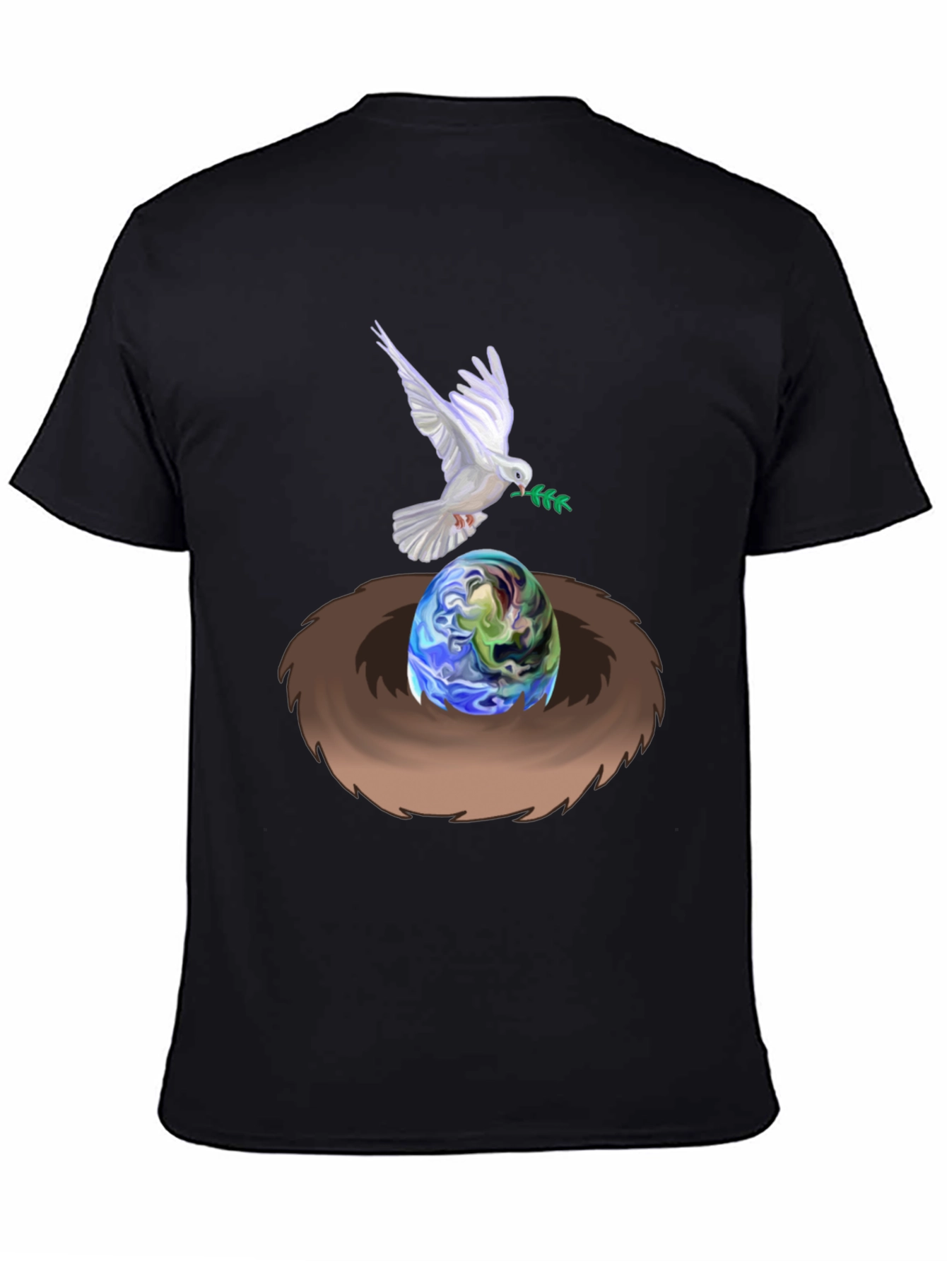 Dove Peace Nest Earth Graphic Tee