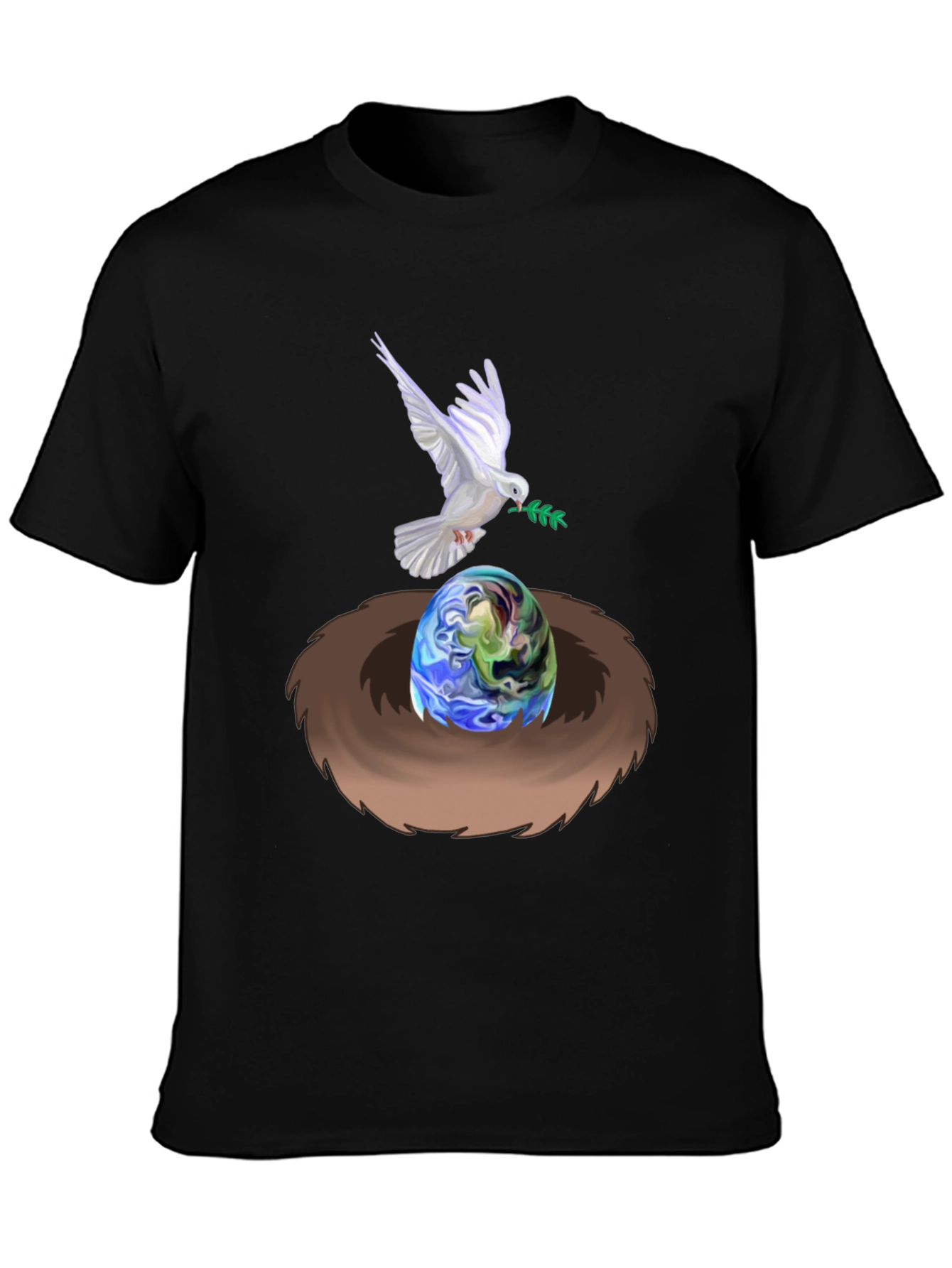 Dove Peace Nest Earth Graphic Tee