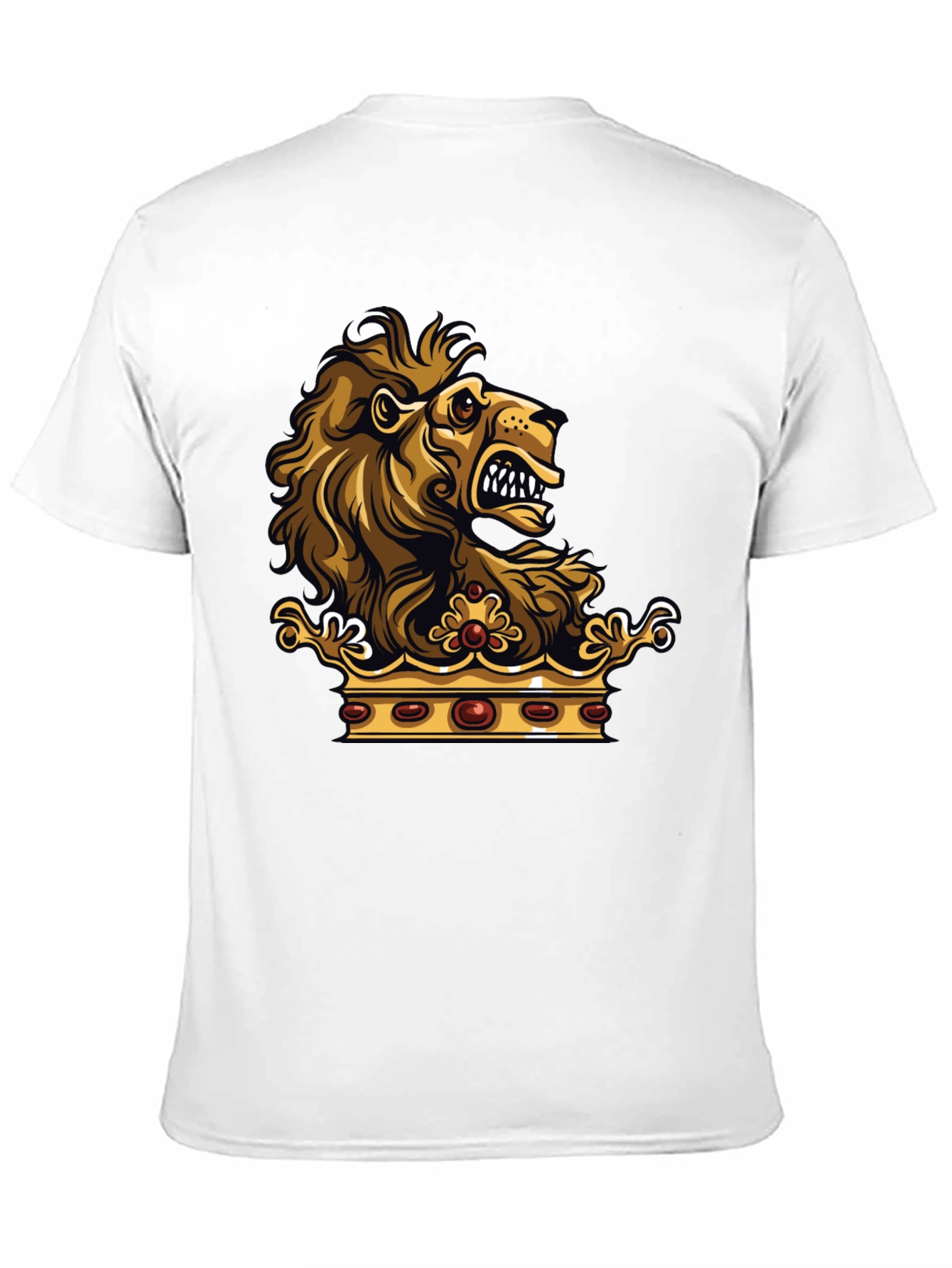 Lion Crown Graphic Black T-Shirt