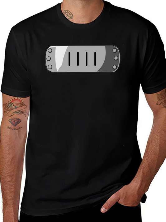Anime Symbol Graphic Black T-Shirt