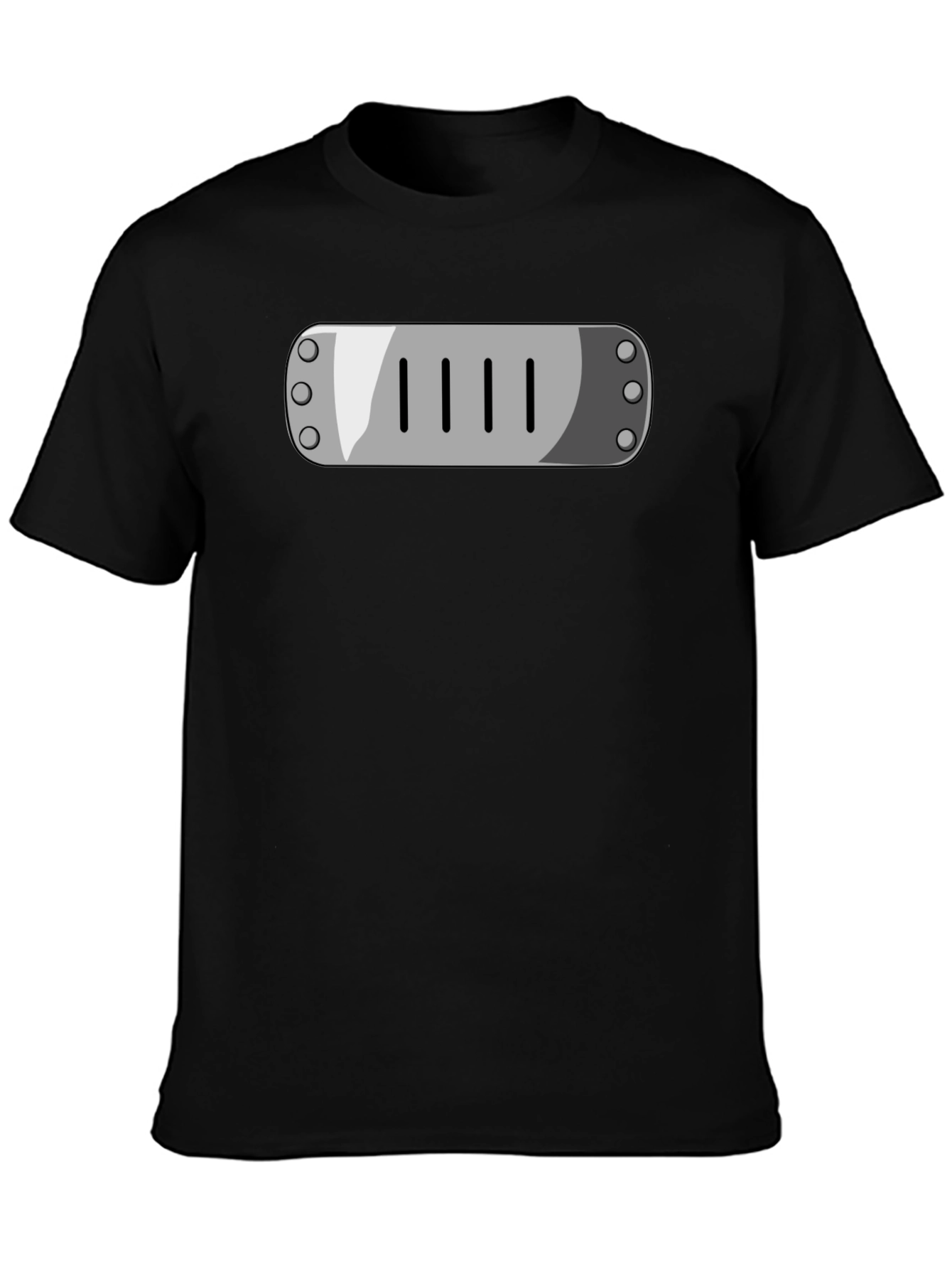 Anime Symbol Graphic Black T-Shirt