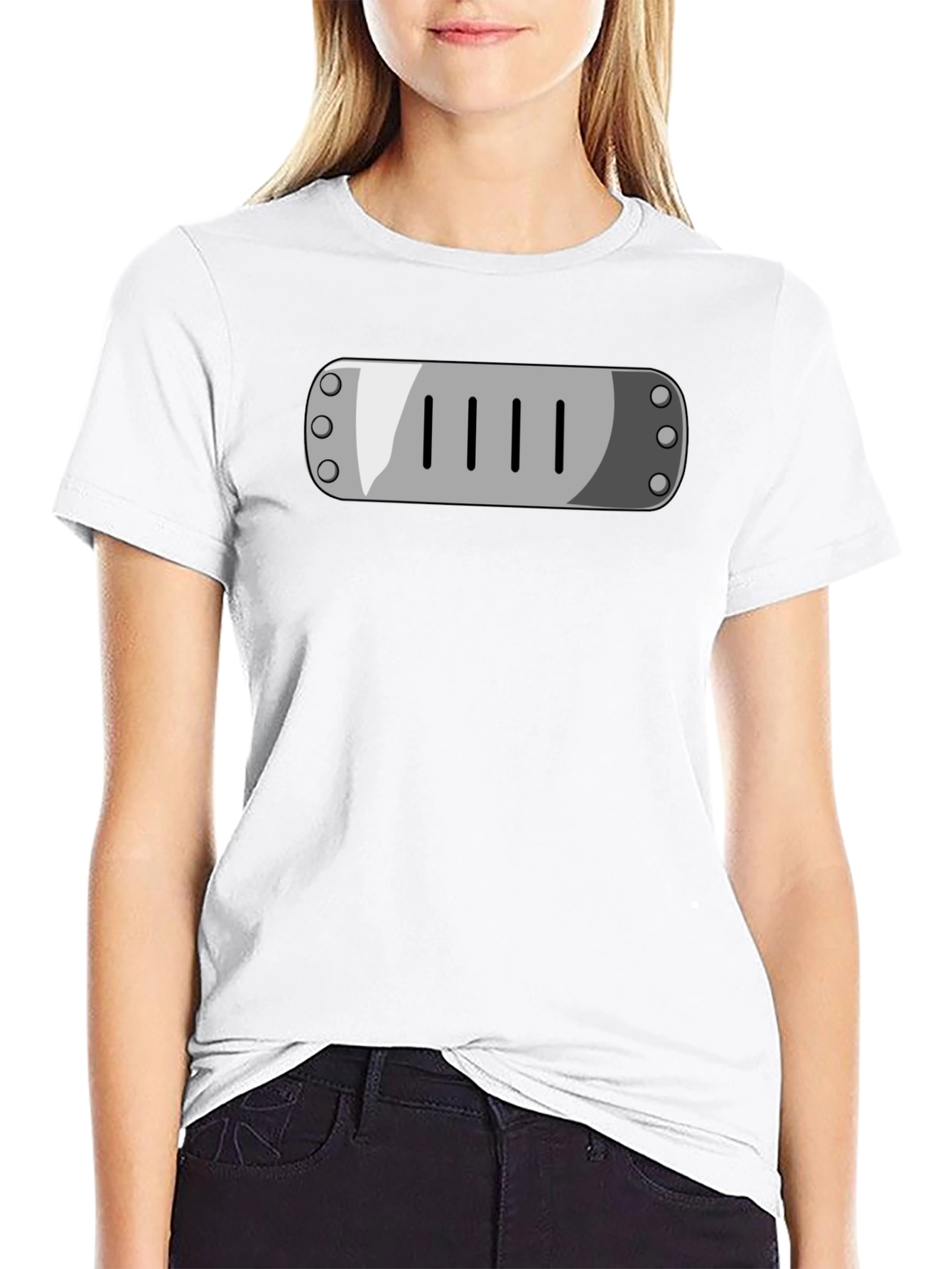 Anime Symbol Graphic Black T-Shirt