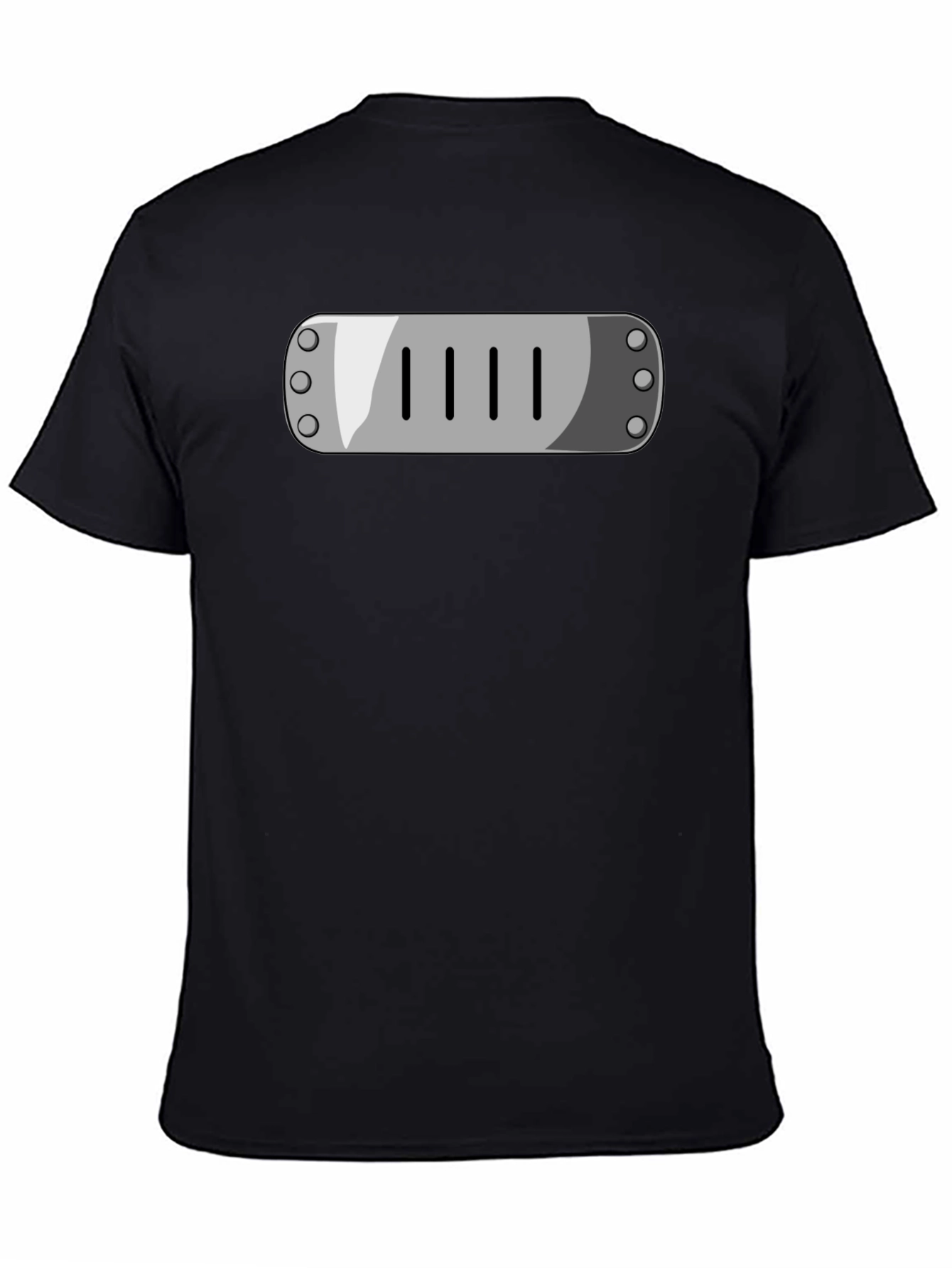 Anime Symbol Graphic Black T-Shirt