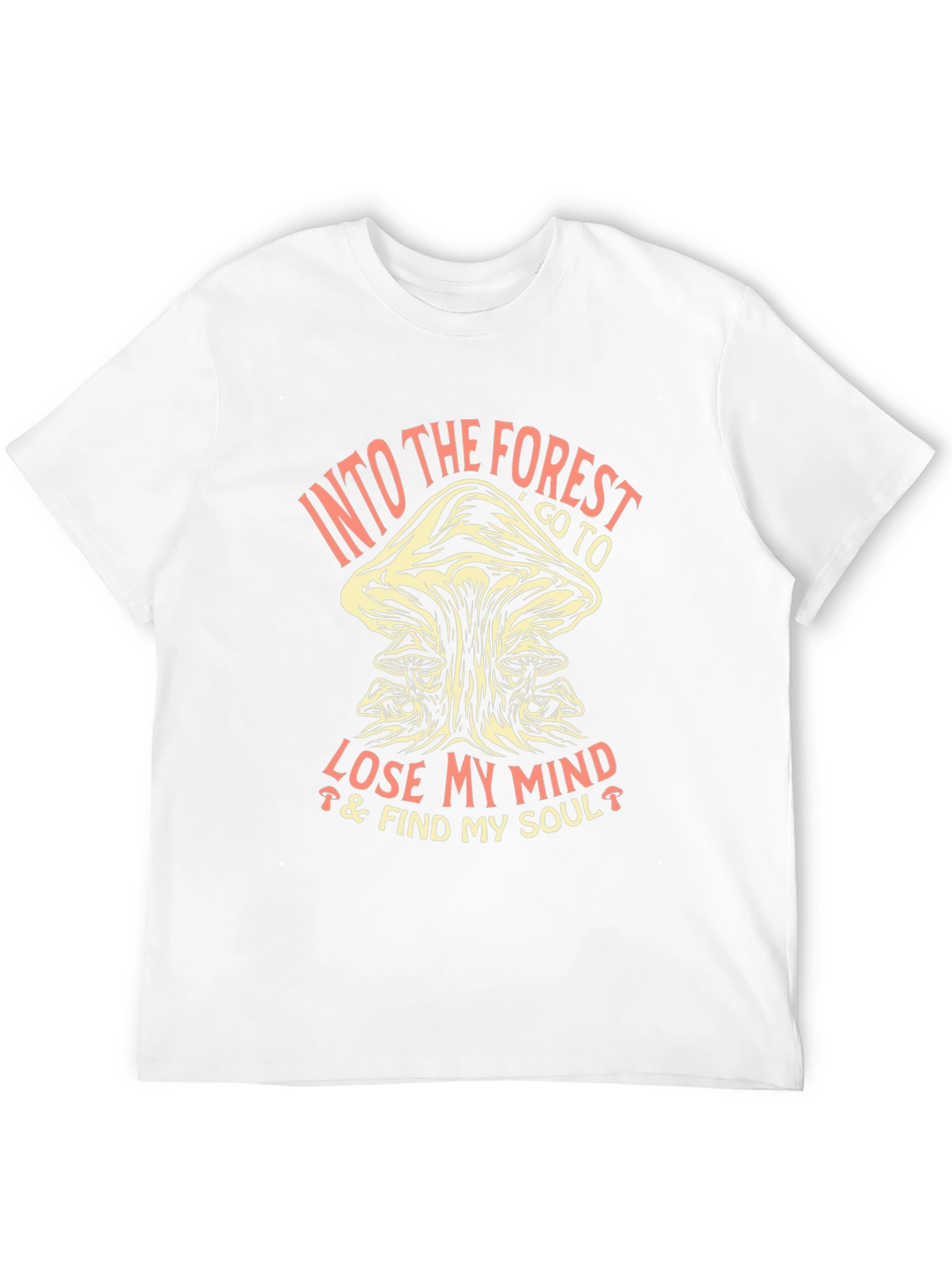 Into the Forest Mushroom Graphic T-Shirt
