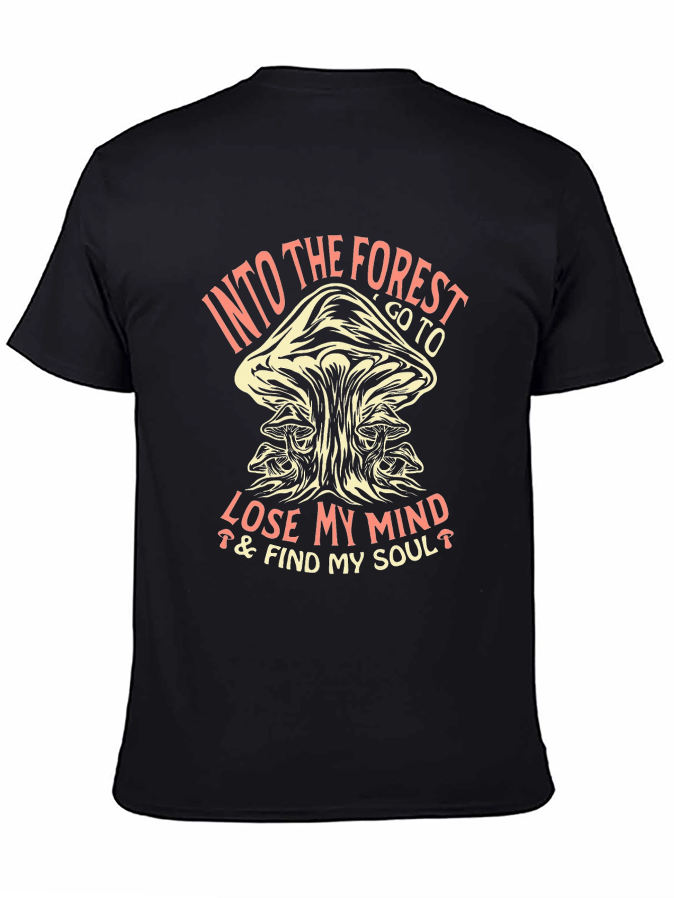 Into the Forest Mushroom Graphic T-Shirt