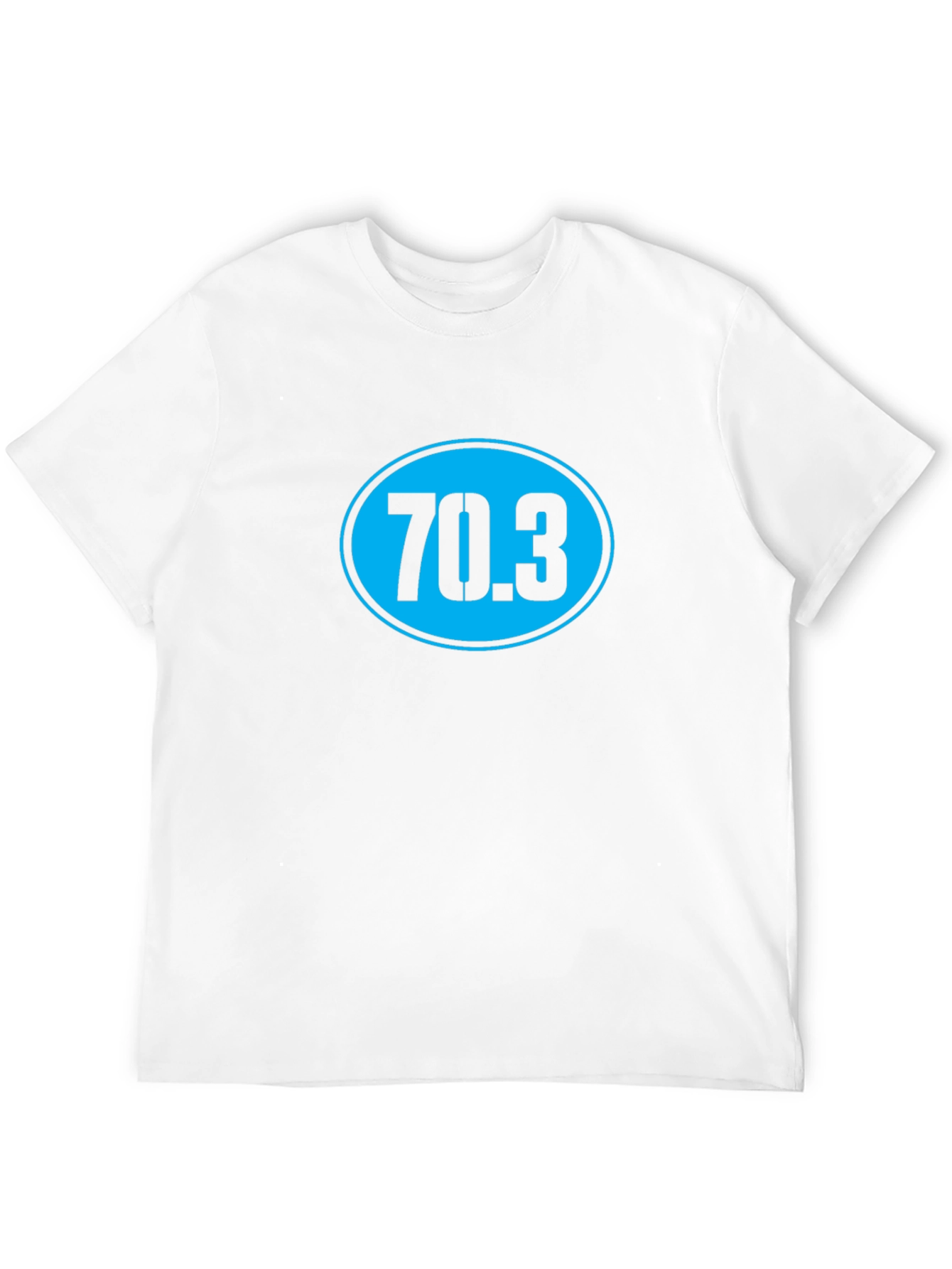 70.3 Triathlon T-Shirt - Black Cotton Tee