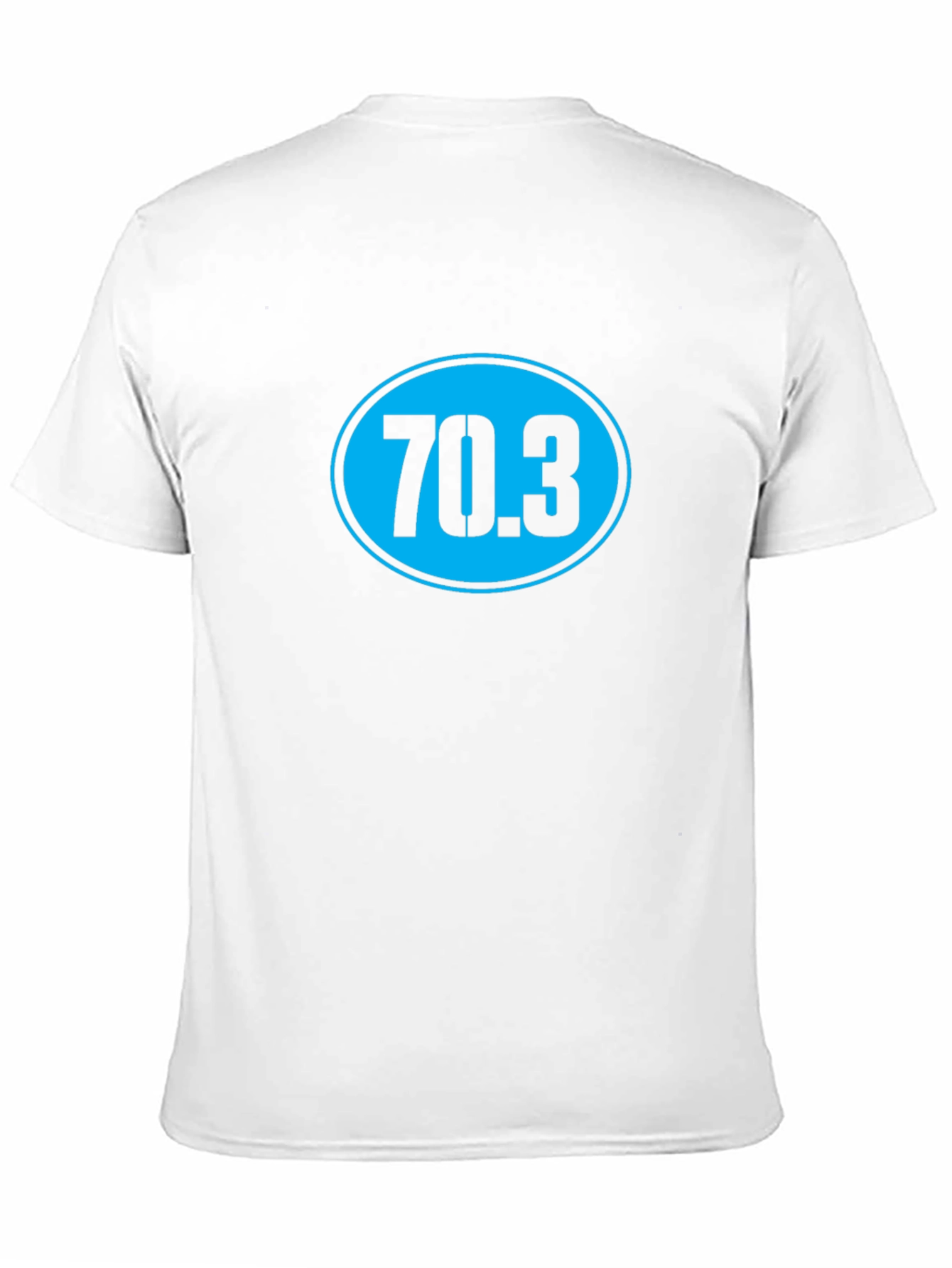 70.3 Triathlon T-Shirt - Black Cotton Tee
