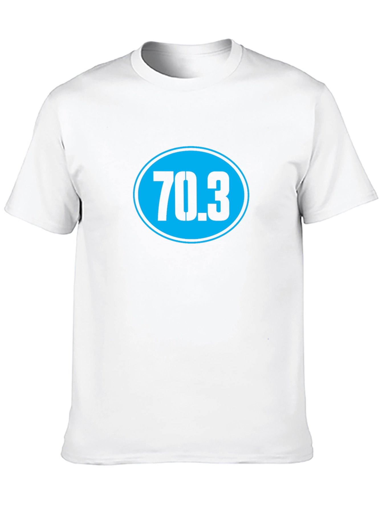 70.3 Triathlon T-Shirt - Black Cotton Tee