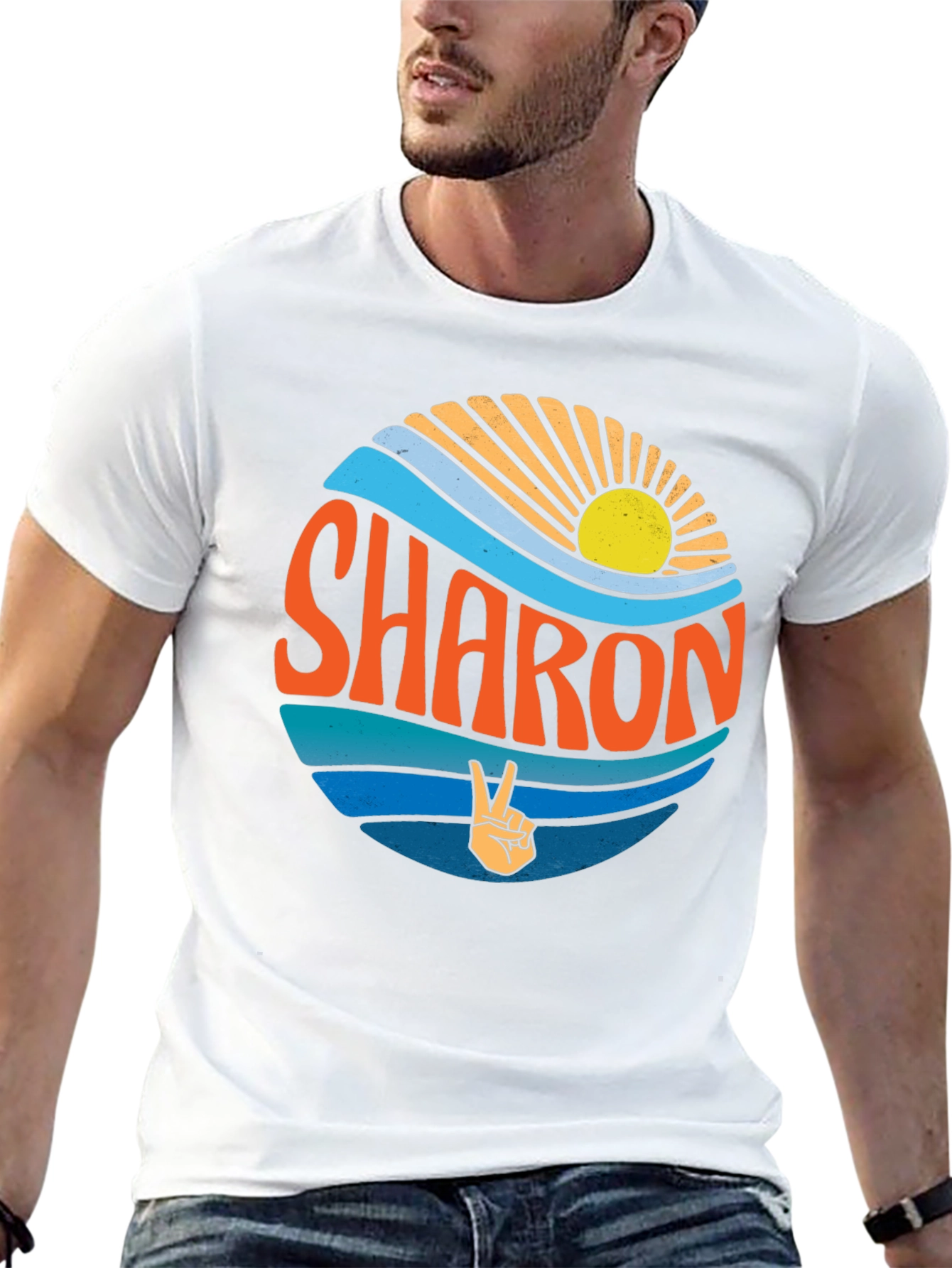 Sharon Retro Graphic Tee - Peace & Sunshine