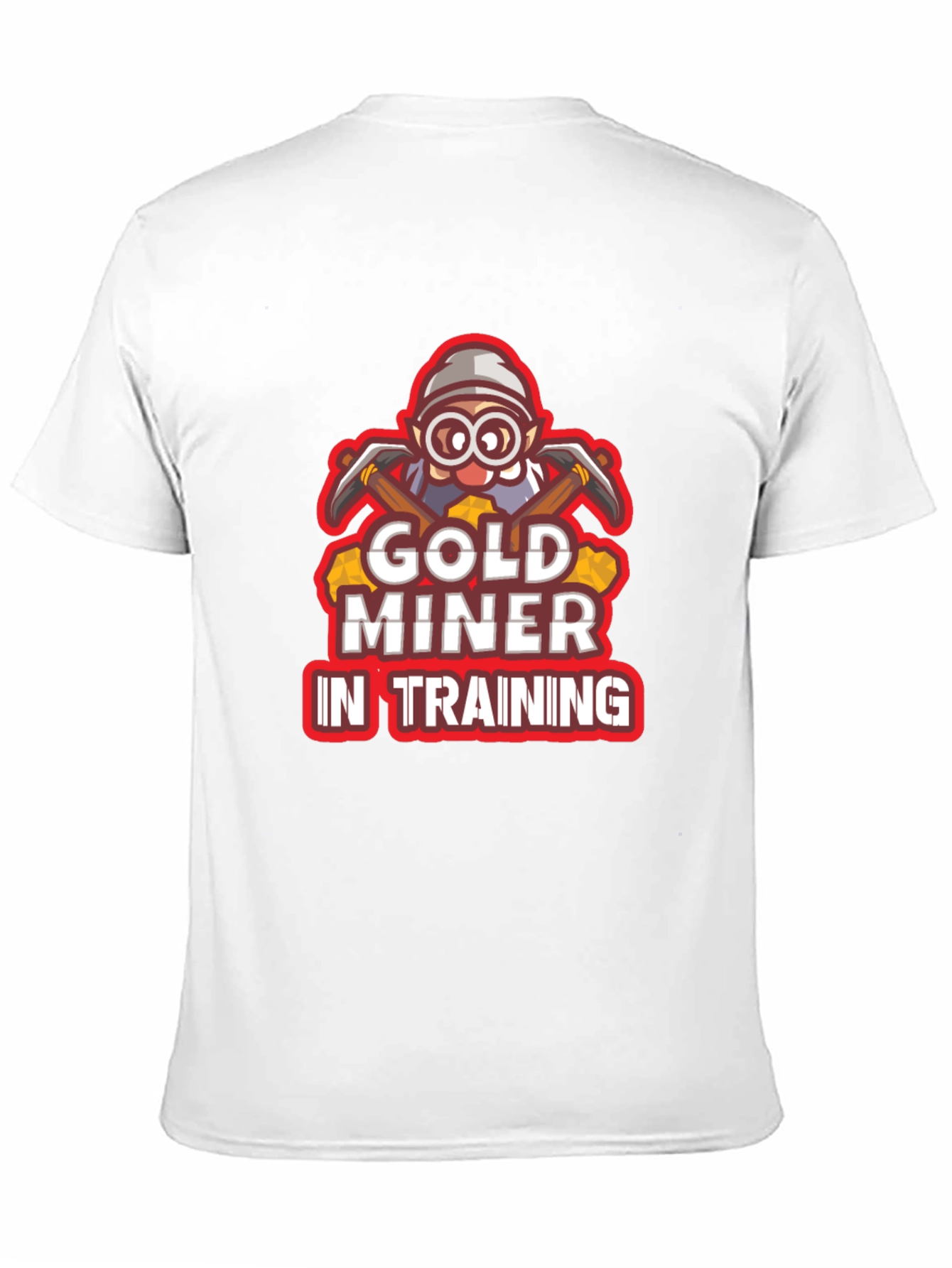Gold Miner In Training Black T-Shirt