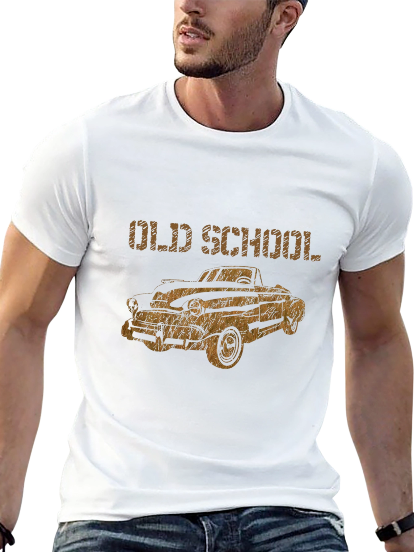 Old School Car Graphic T-Shirt