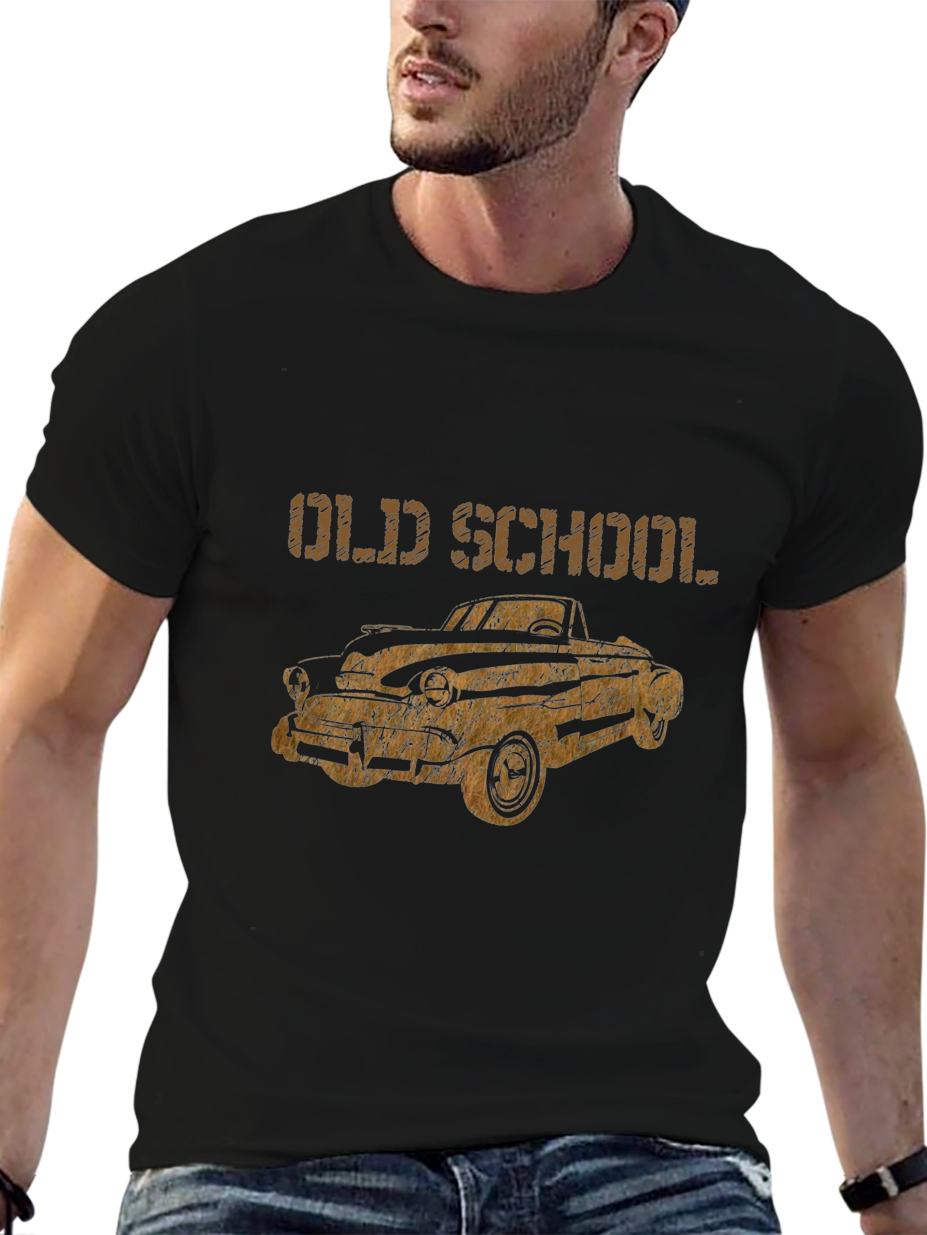 Old School Car Graphic T-Shirt
