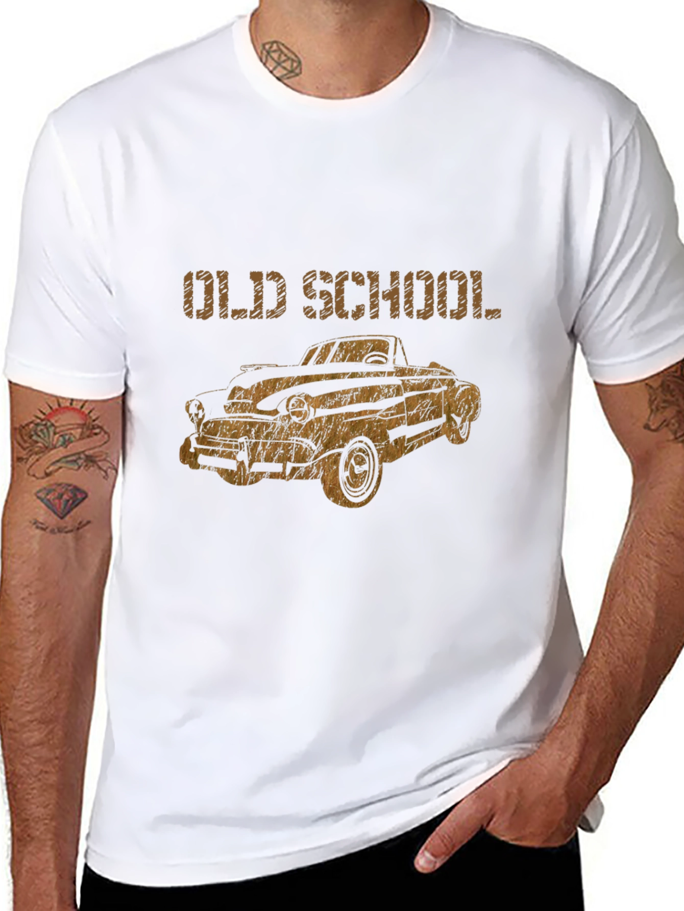 Old School Car Graphic T-Shirt