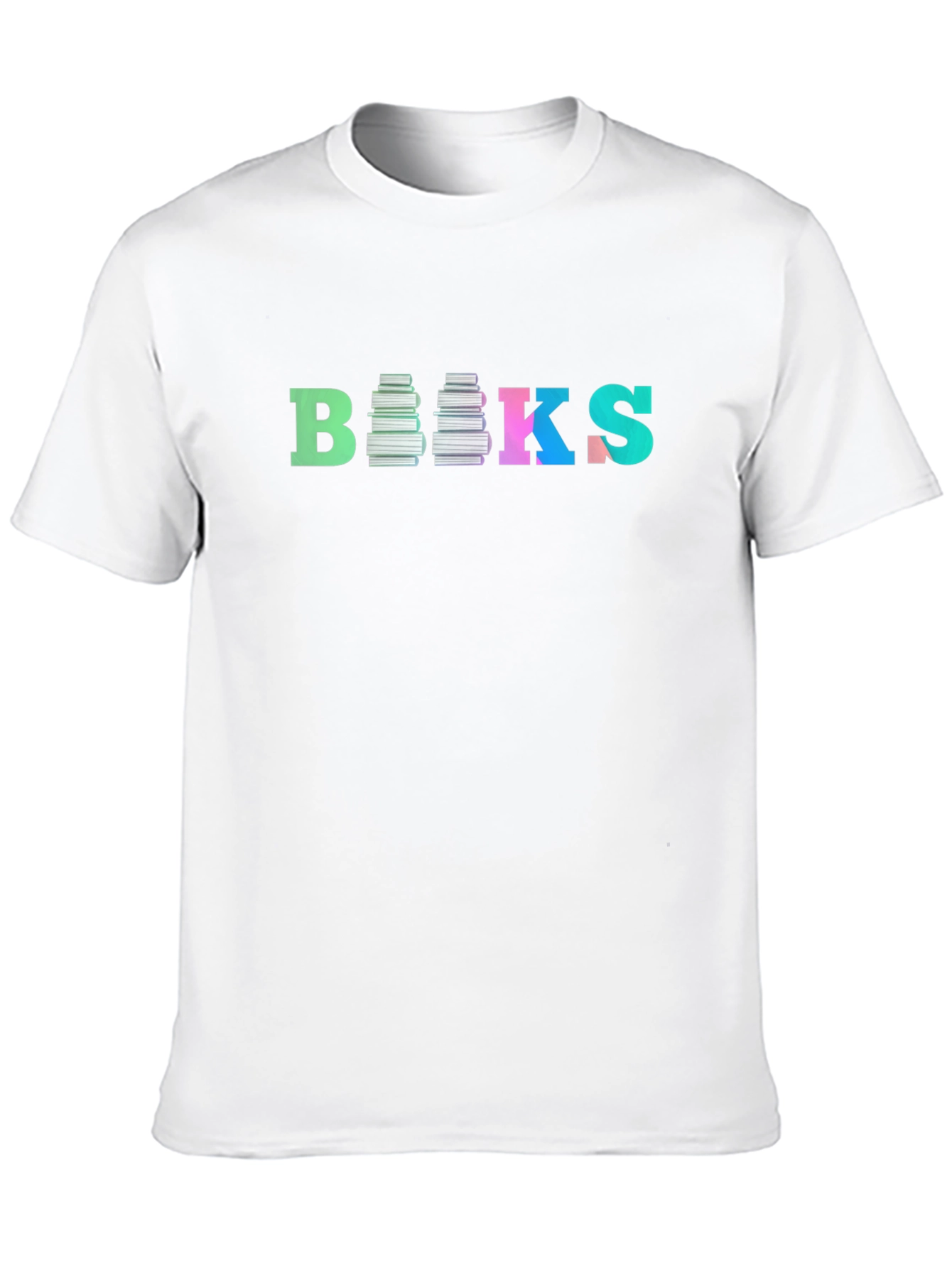 Colorful Books Graphic T-Shirt