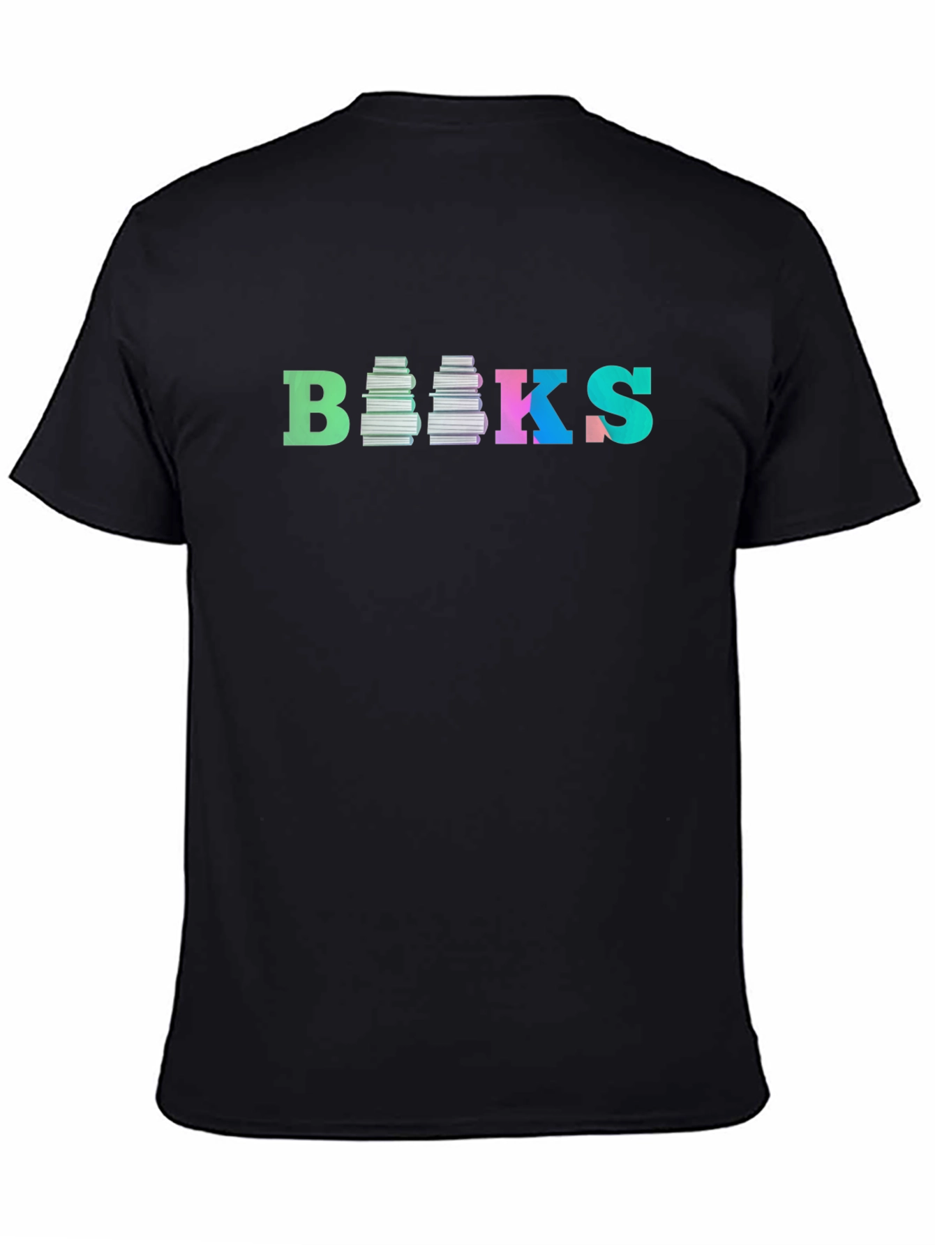 Colorful Books Graphic T-Shirt