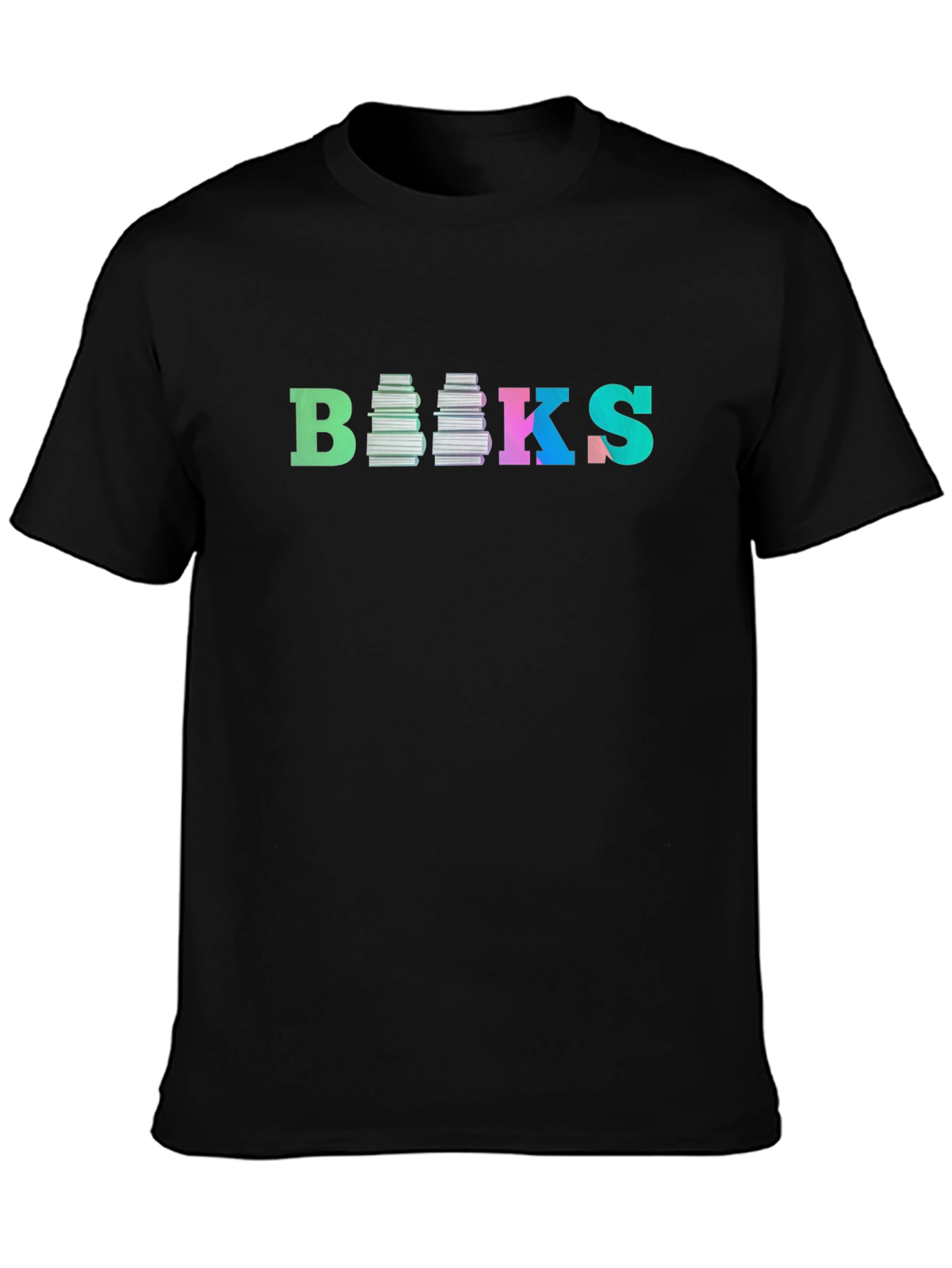 Colorful Books Graphic T-Shirt