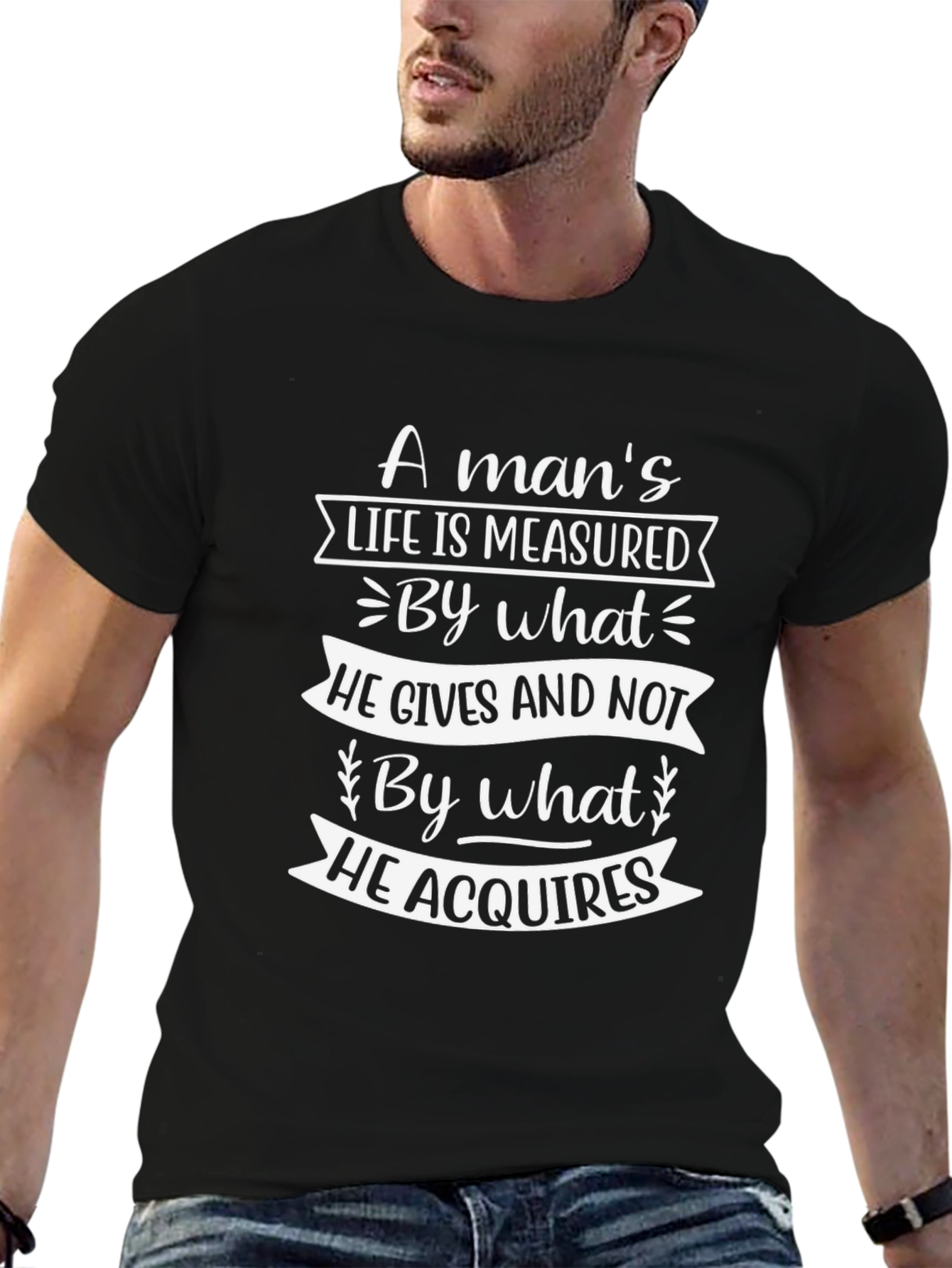 Inspirational Quote Graphic T-Shirt