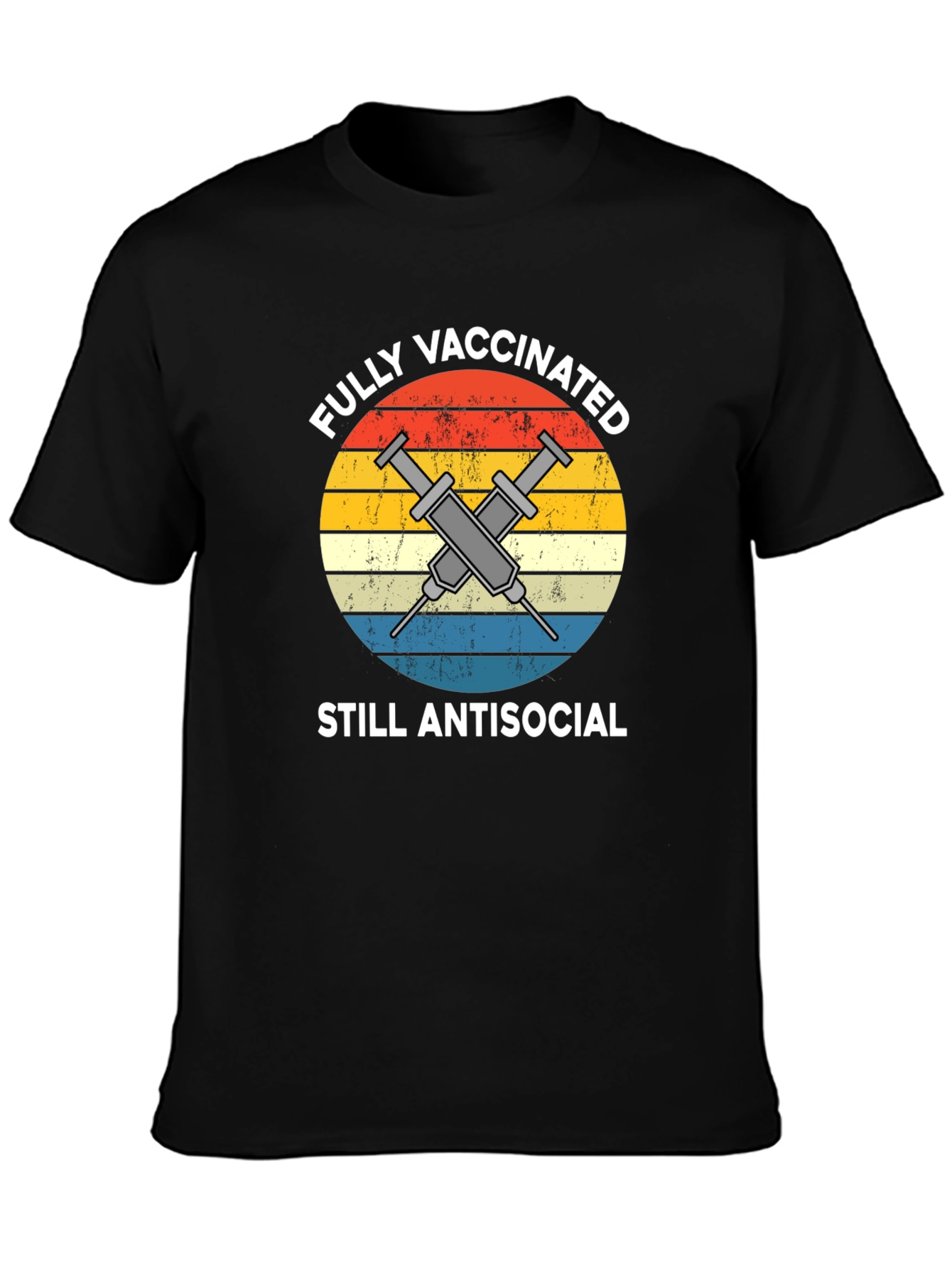 Fully Vaccinated Still Antisocial Graphic Tee
