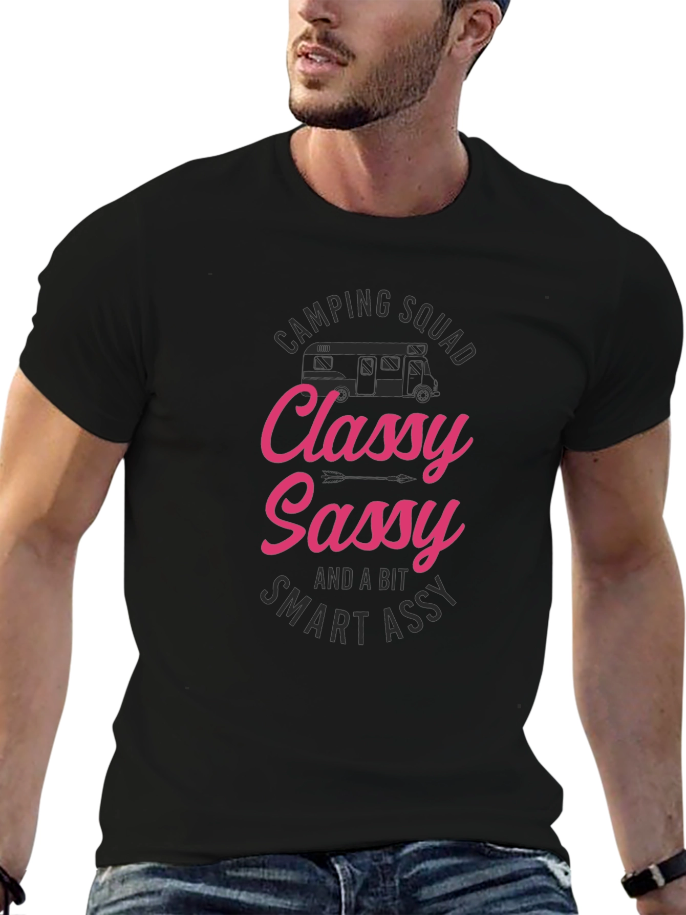 Classy Sassy Smart Assy Camping Squad T-Shirt