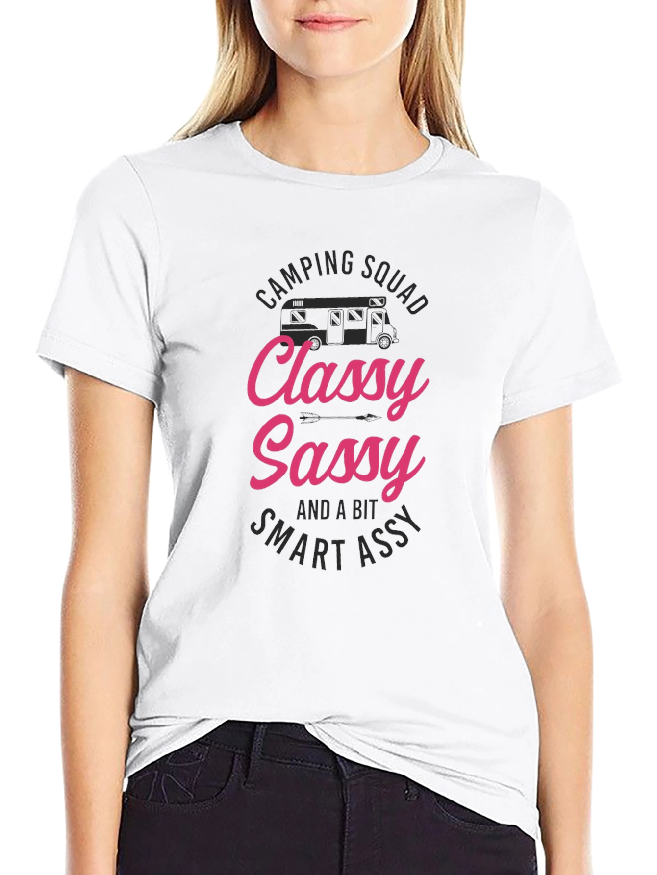 Classy Sassy Smart Assy Camping Squad T-Shirt
