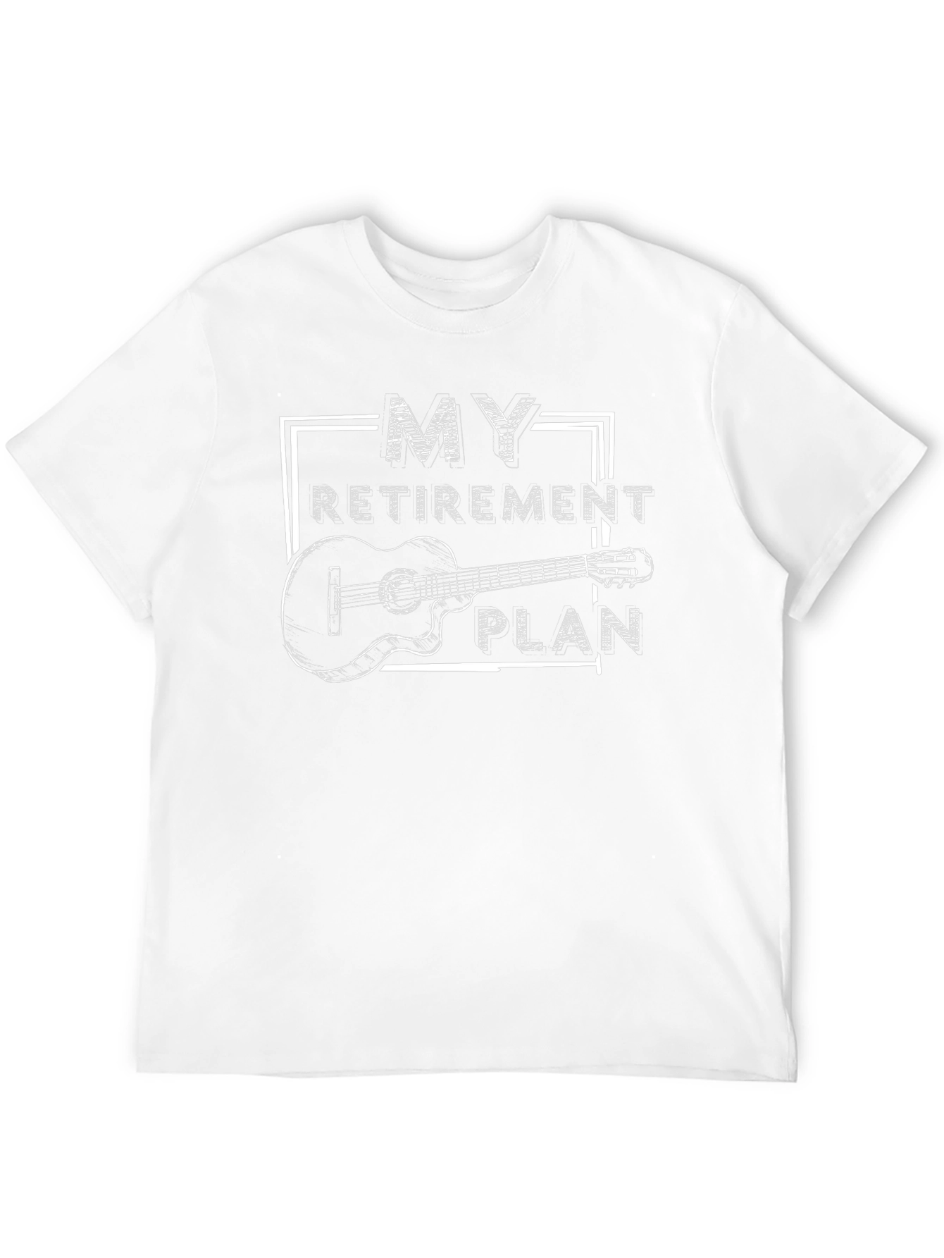 My Retirement Plan Guitar Graphic T-Shirt