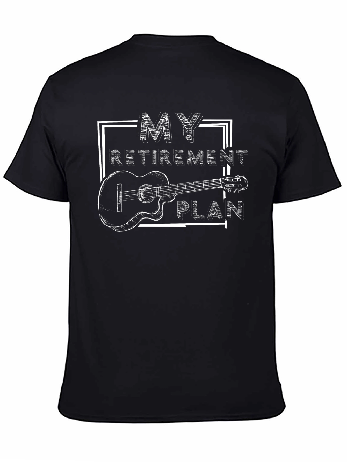 My Retirement Plan Guitar Graphic T-Shirt