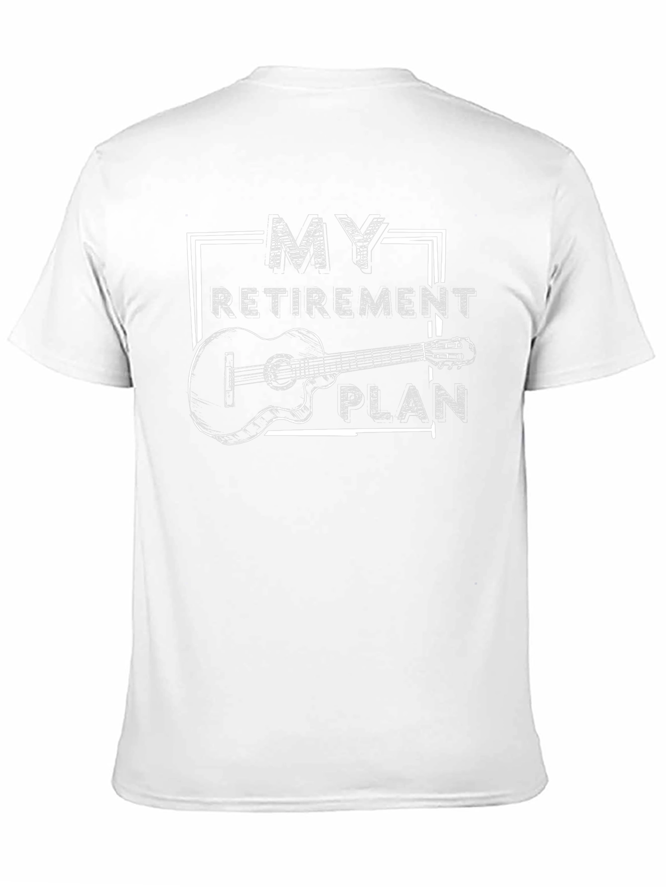 My Retirement Plan Guitar Graphic T-Shirt