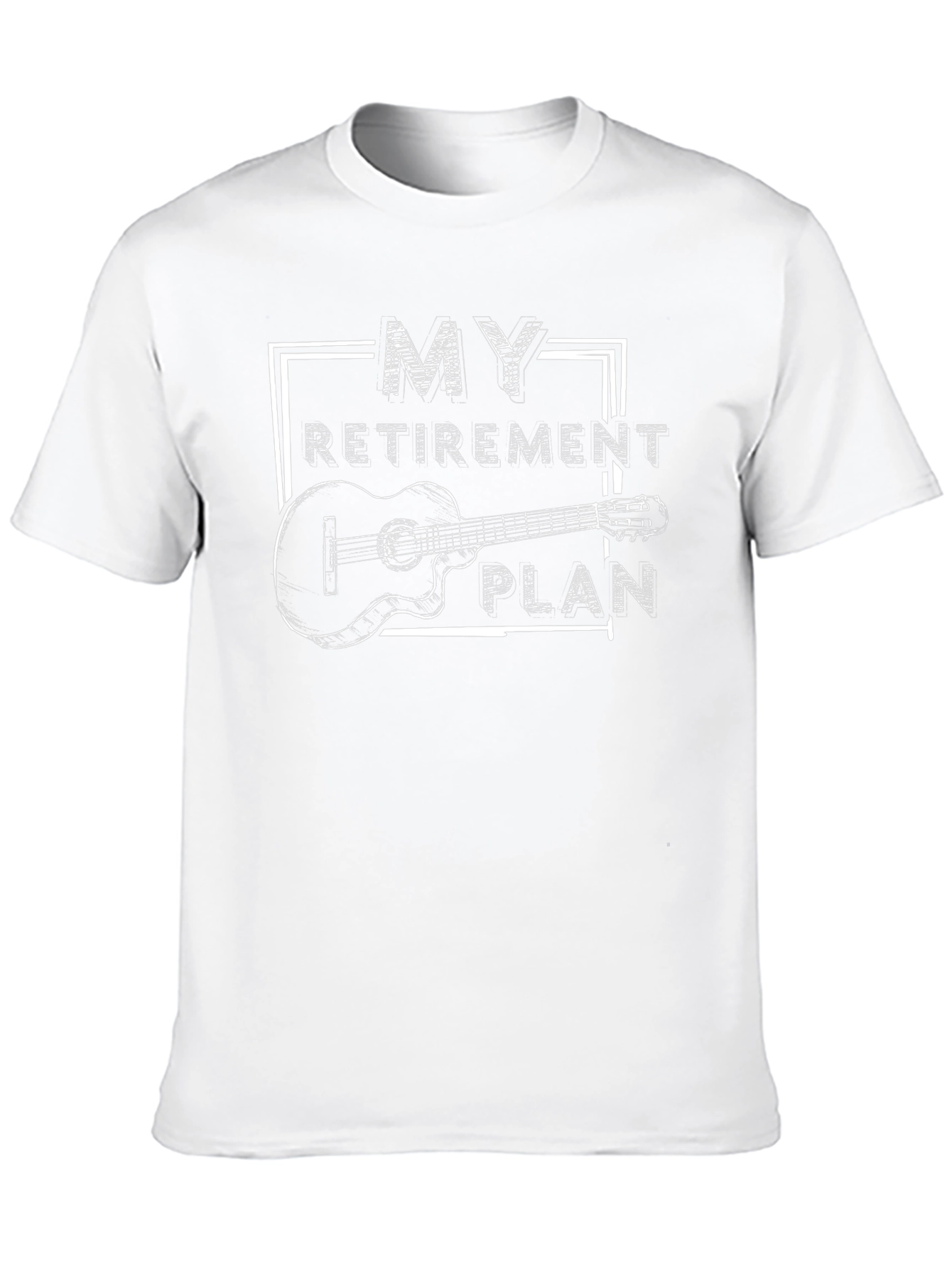 My Retirement Plan Guitar Graphic T-Shirt