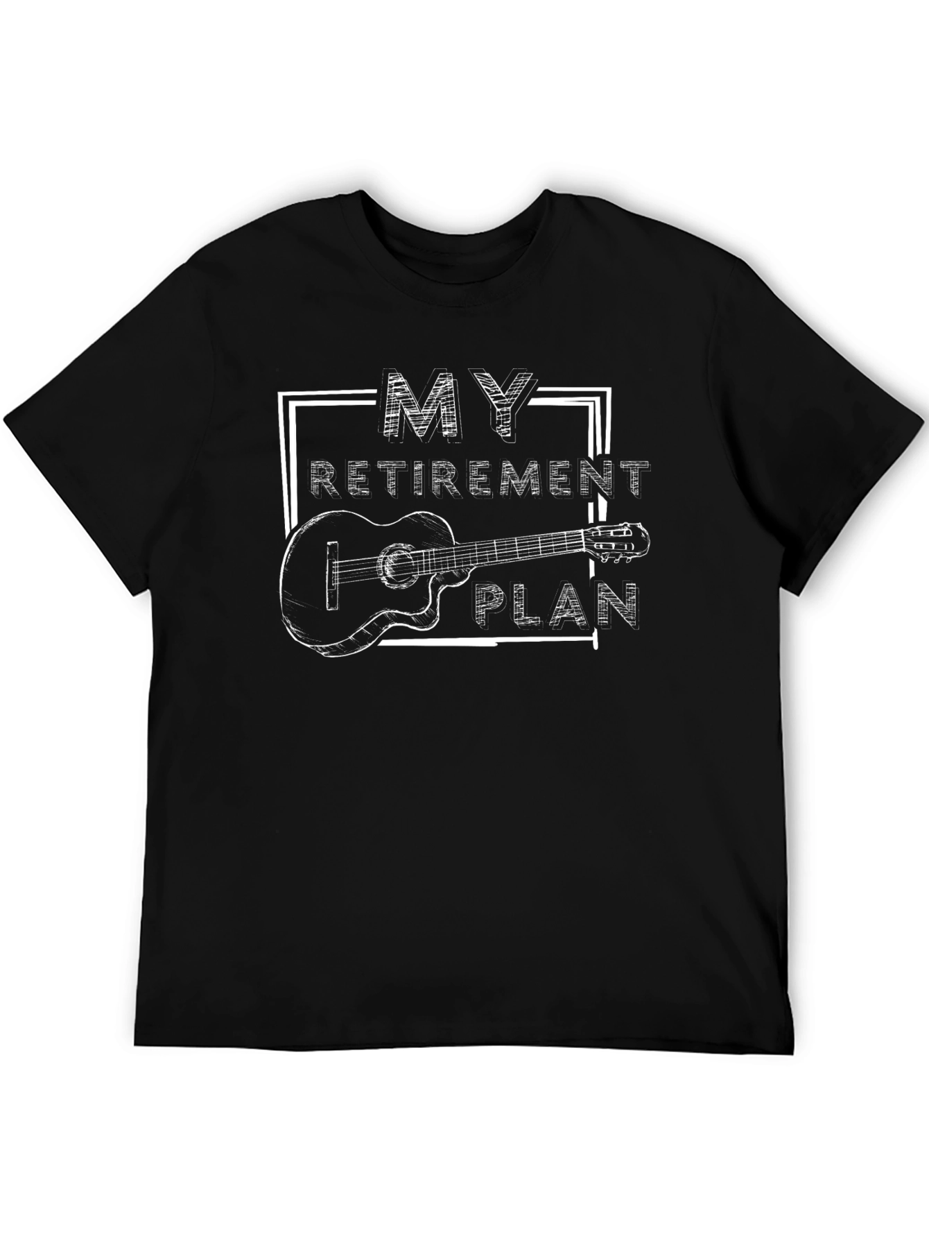 My Retirement Plan Guitar Graphic T-Shirt