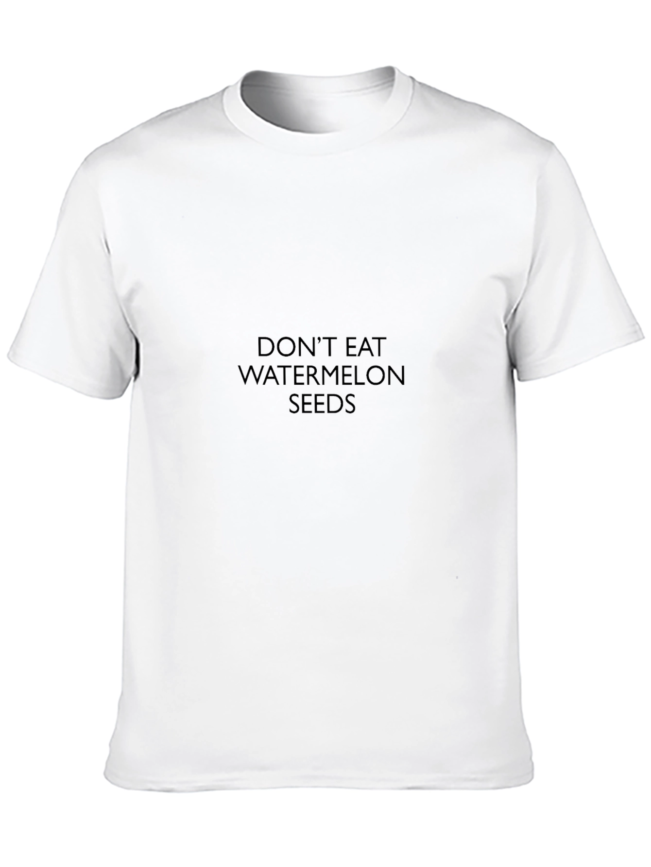 Dont Eat Watermelon Seeds Black Tee