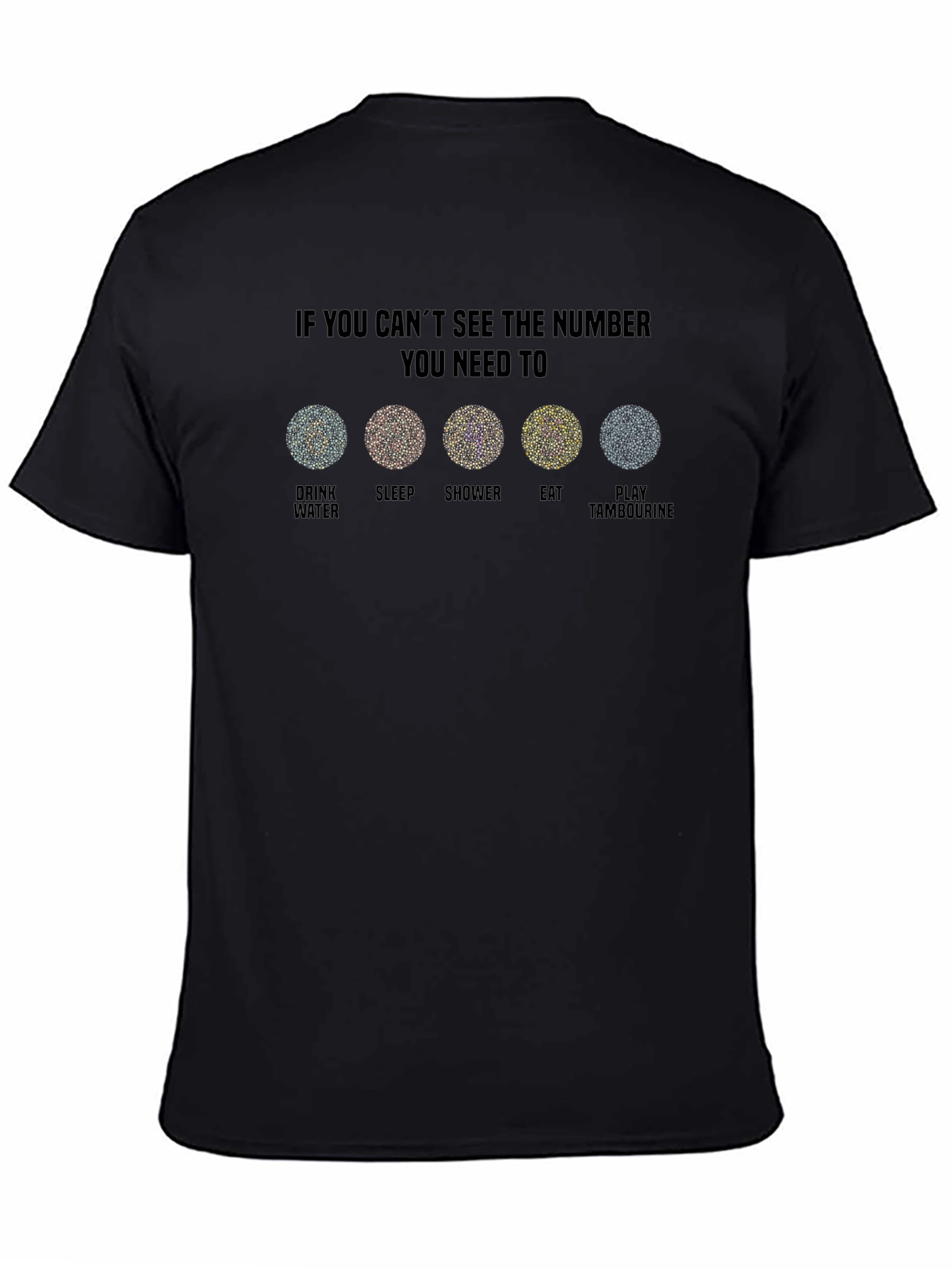 Funny Ishihara Test T-Shirt Health Humor Tee