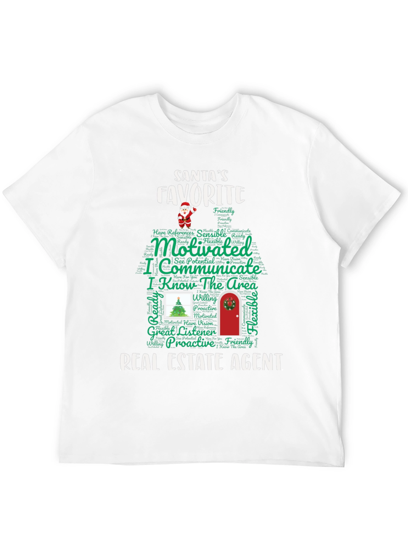 Santas Favorite Real Estate Agent Tee